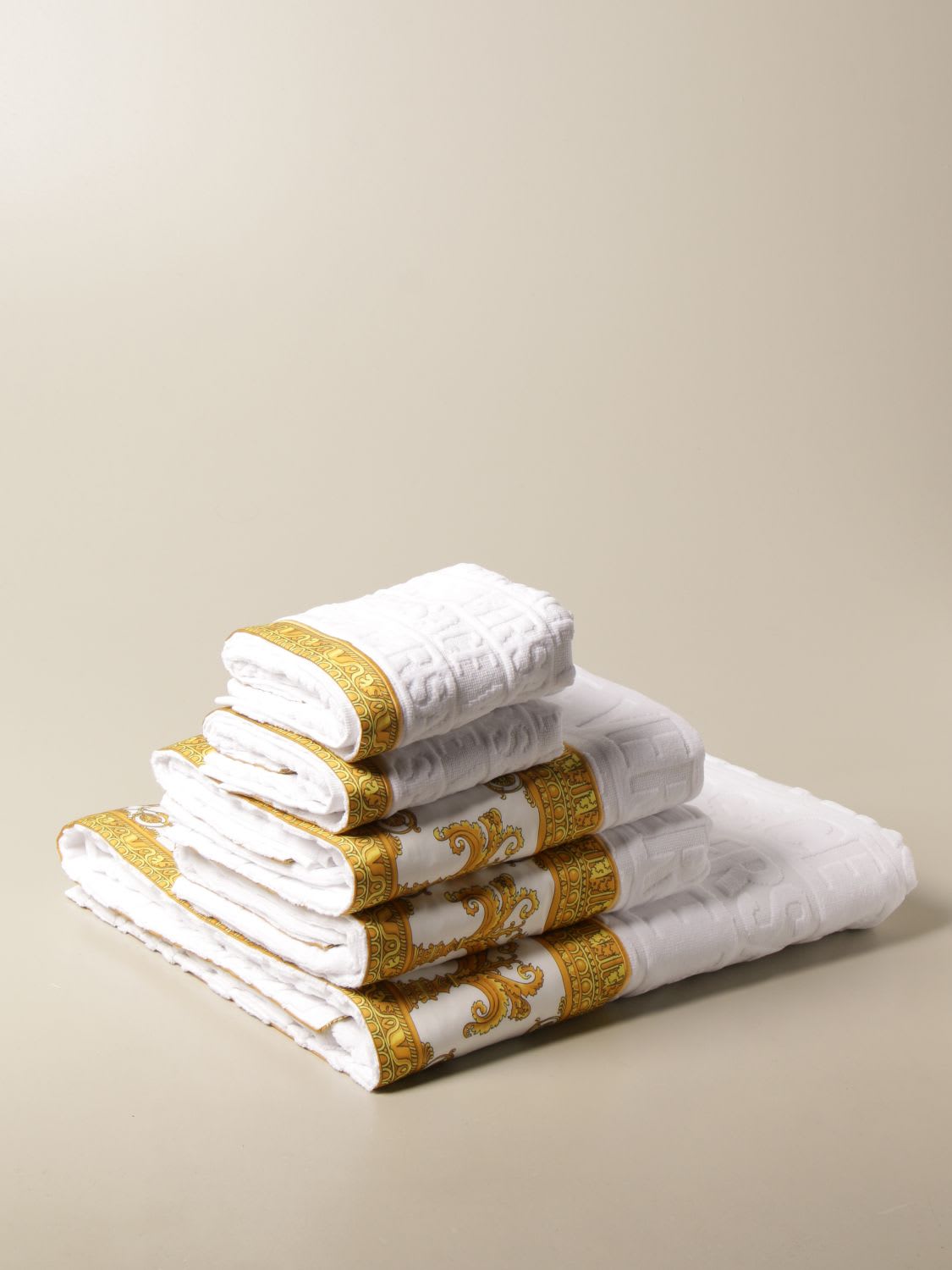 Versace Home Terry Towels In White