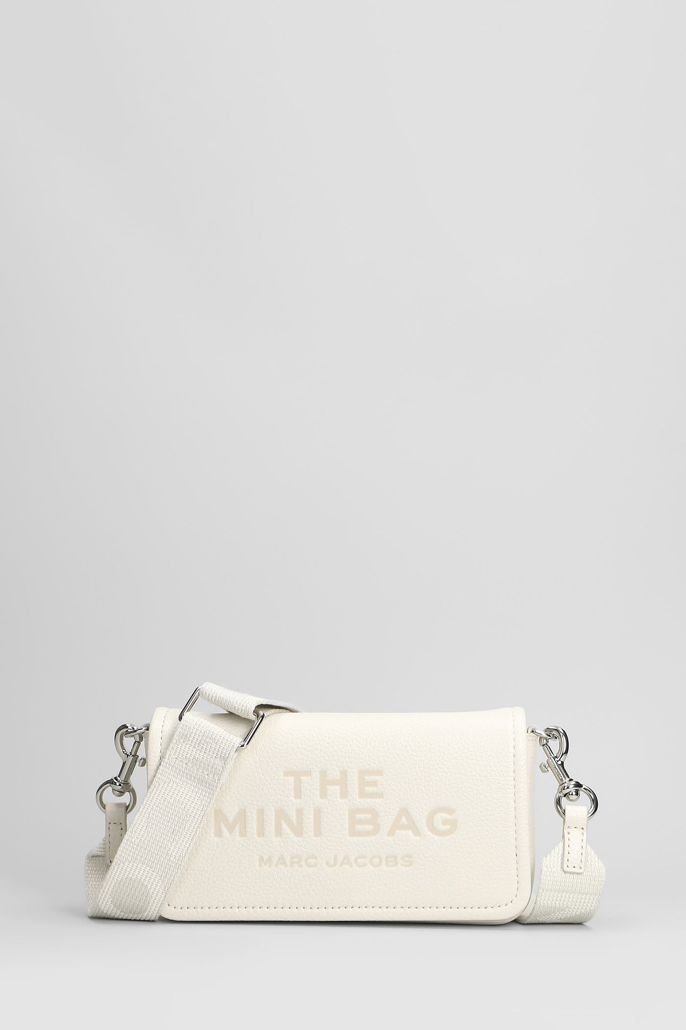Marc Jacobs The Mini Bag Shoulder Bag In White Leather