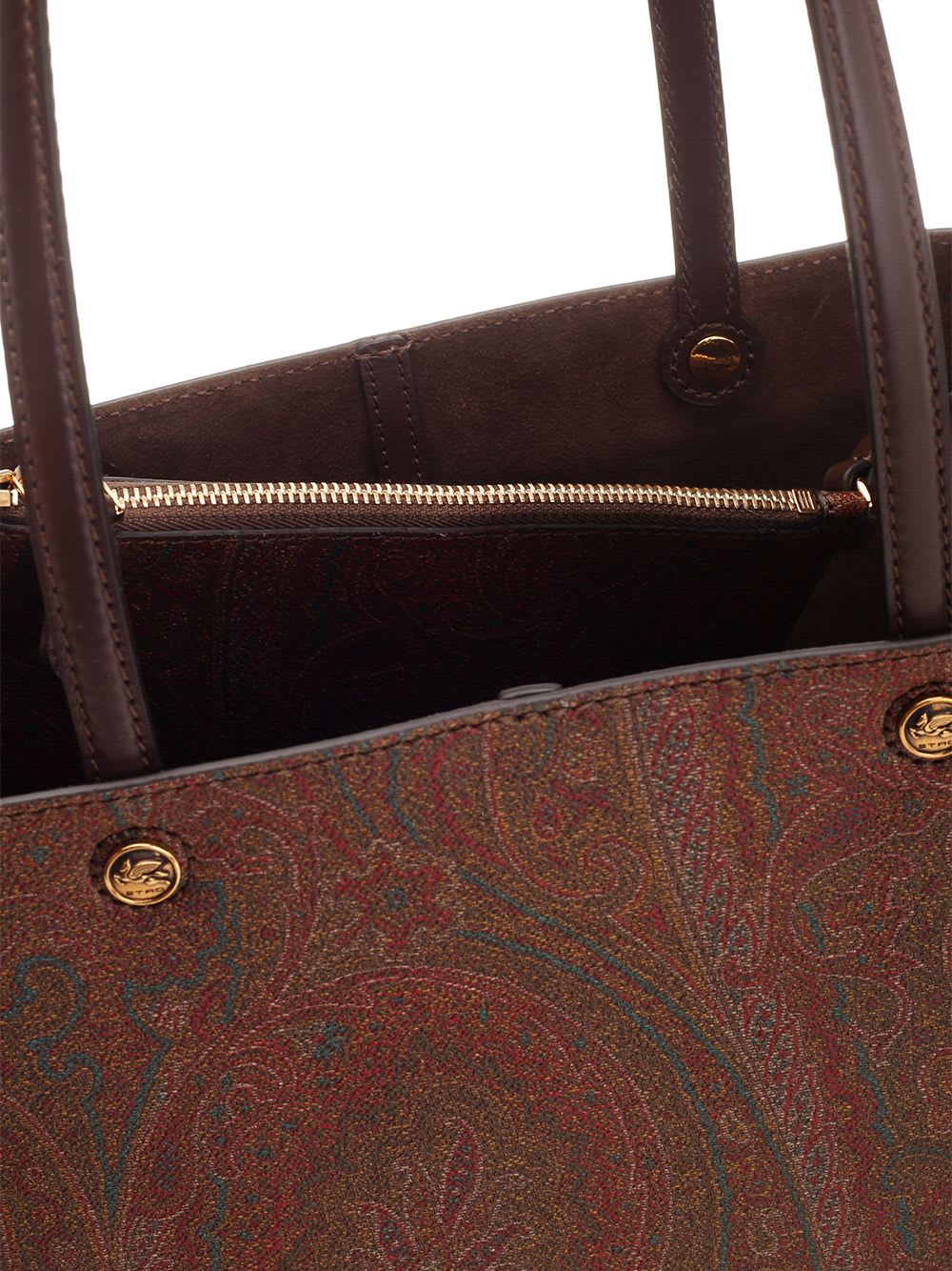 Etro Essential Tote Bag In Brown