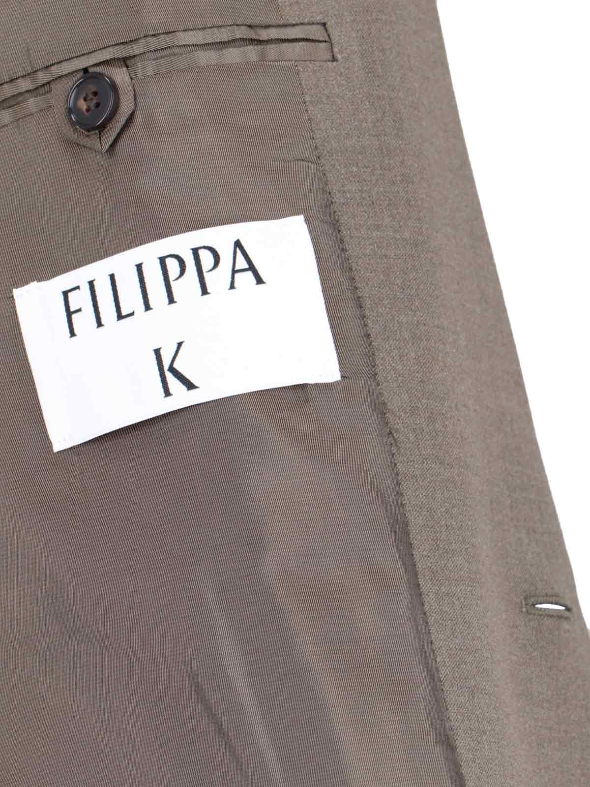 Shop Filippa K Davina Single-breasted Blazer In Brown