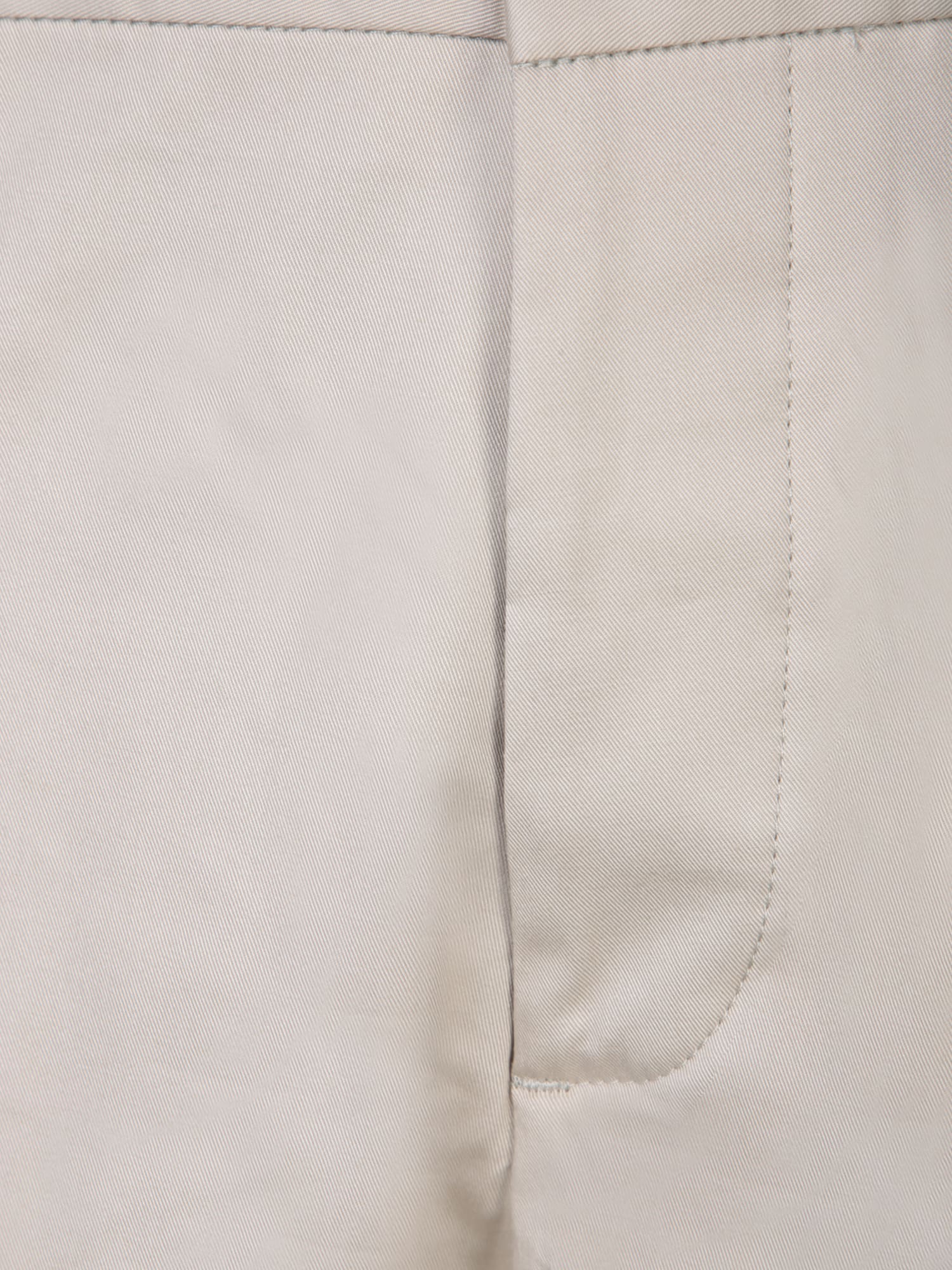 Nine In The Morning Gabardine Fabric Wide Cut Trousers In Beige