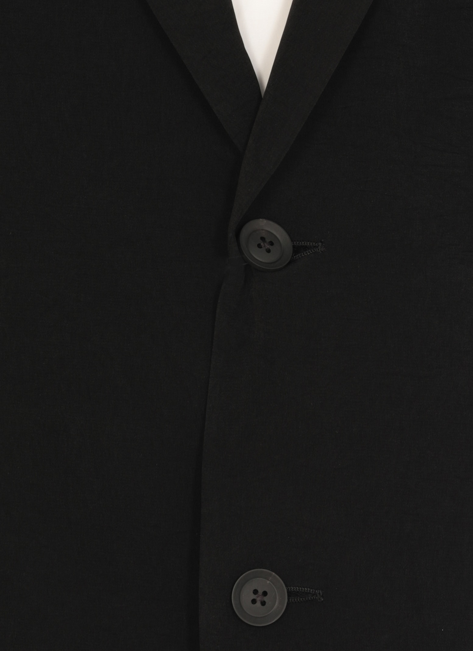 Yohji Yamamoto Single-breasted Jacket In Black