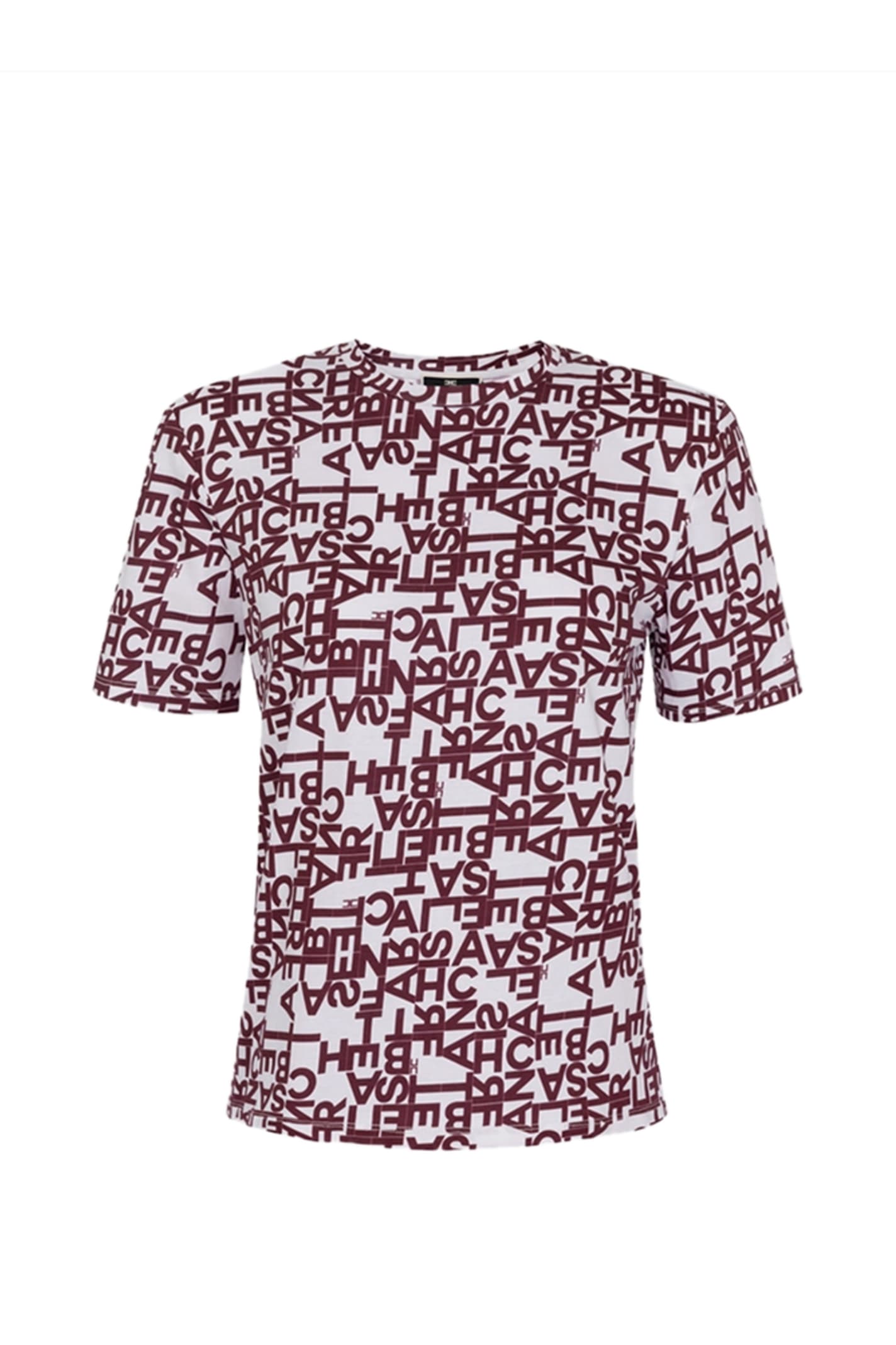 Shop Elisabetta Franchi T-shirt In Multicolour