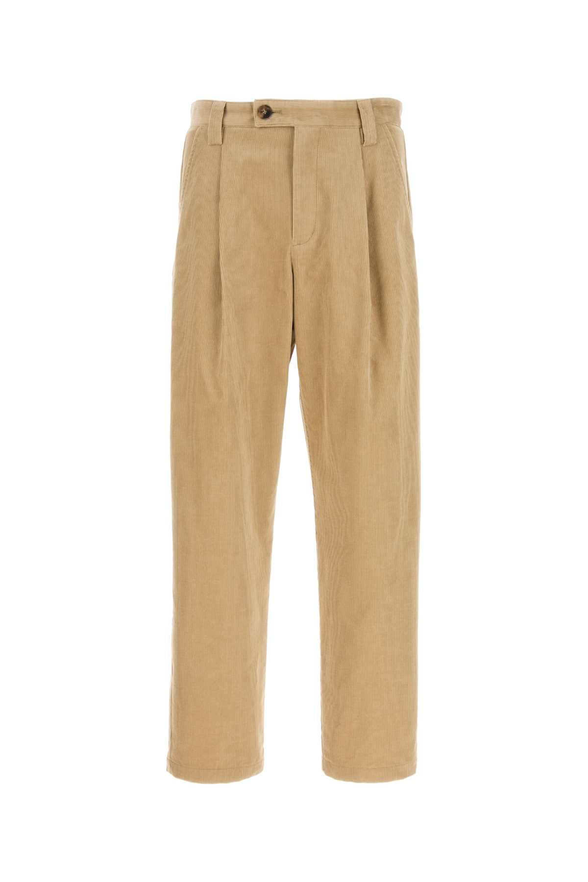 A. P.C. Beige Corduroy Renato Pant