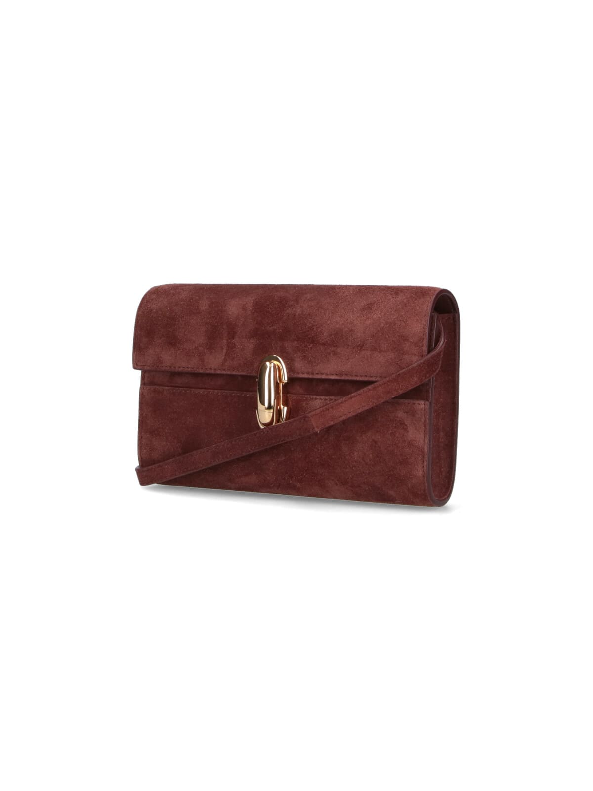 Savette Symmetry Mini Crossbody Bag In Brown