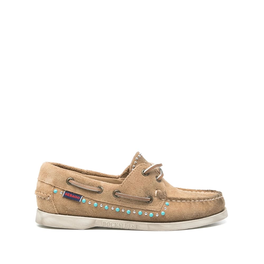 Sebago Leather Loafers In Multi
