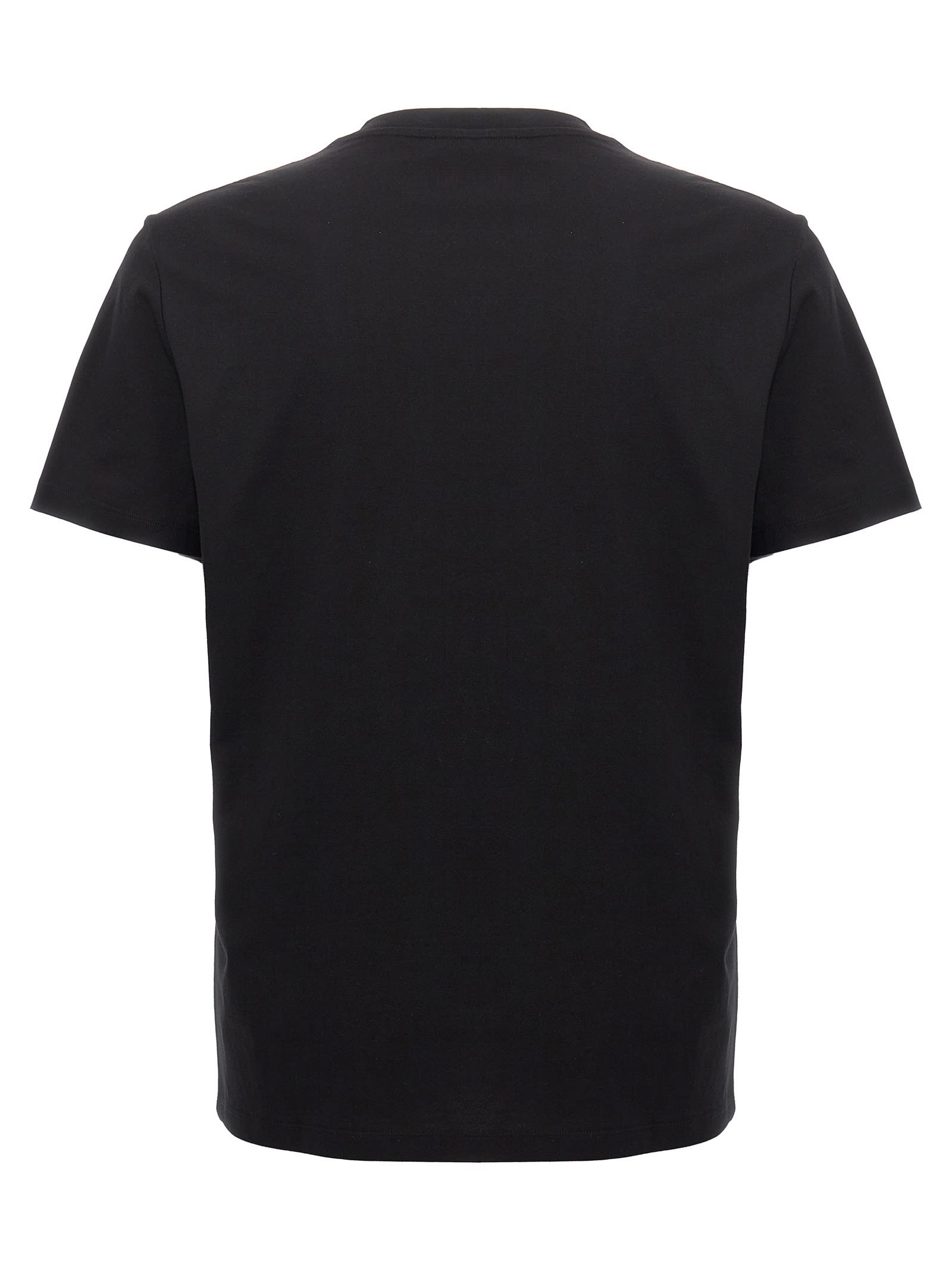 Shop Balmain Silver Vintage T-shirt In Black