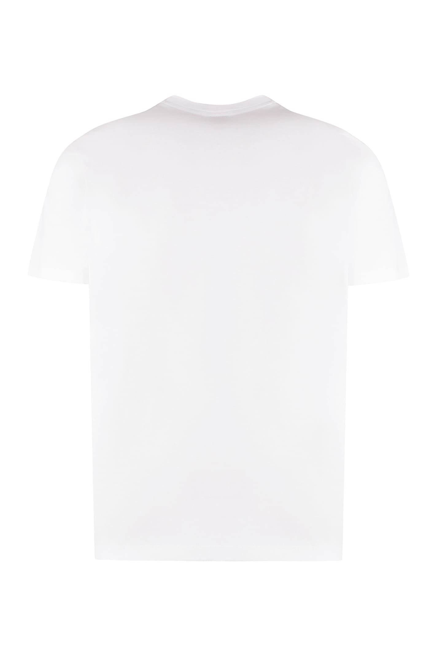 Shop Paul&amp;shark Logo Cotton T-shirt In White