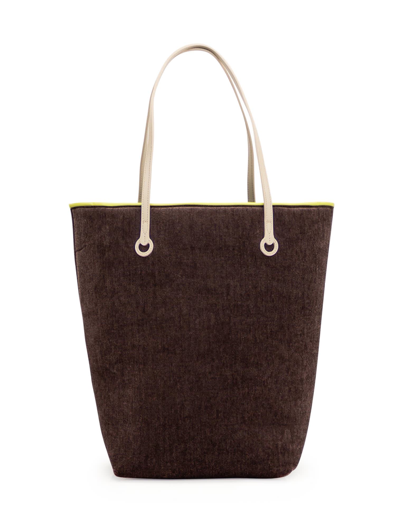 Shop Jw Anderson Tall Anchor Tote Bag In Khaki