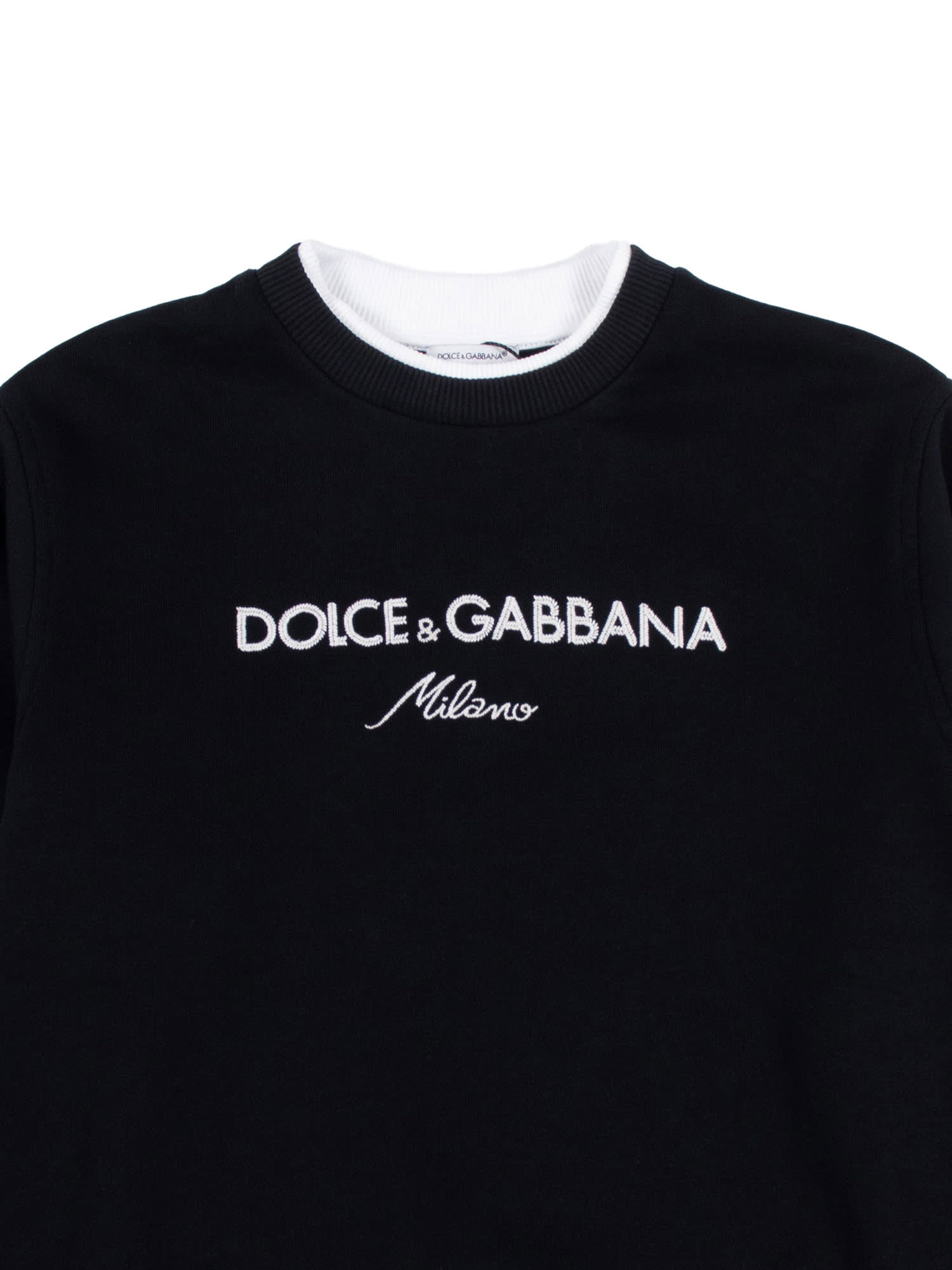 Dolce & Gabbana Long-sleeved Tops In Black