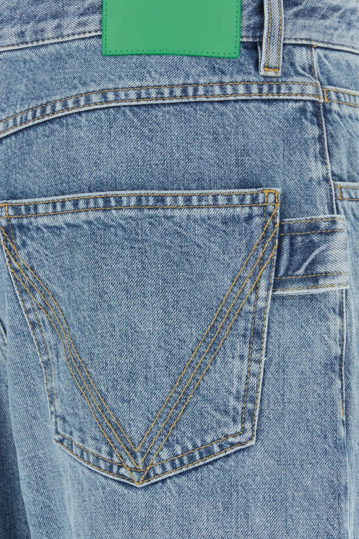 Shop Bottega Veneta Denim Jeans In Blue