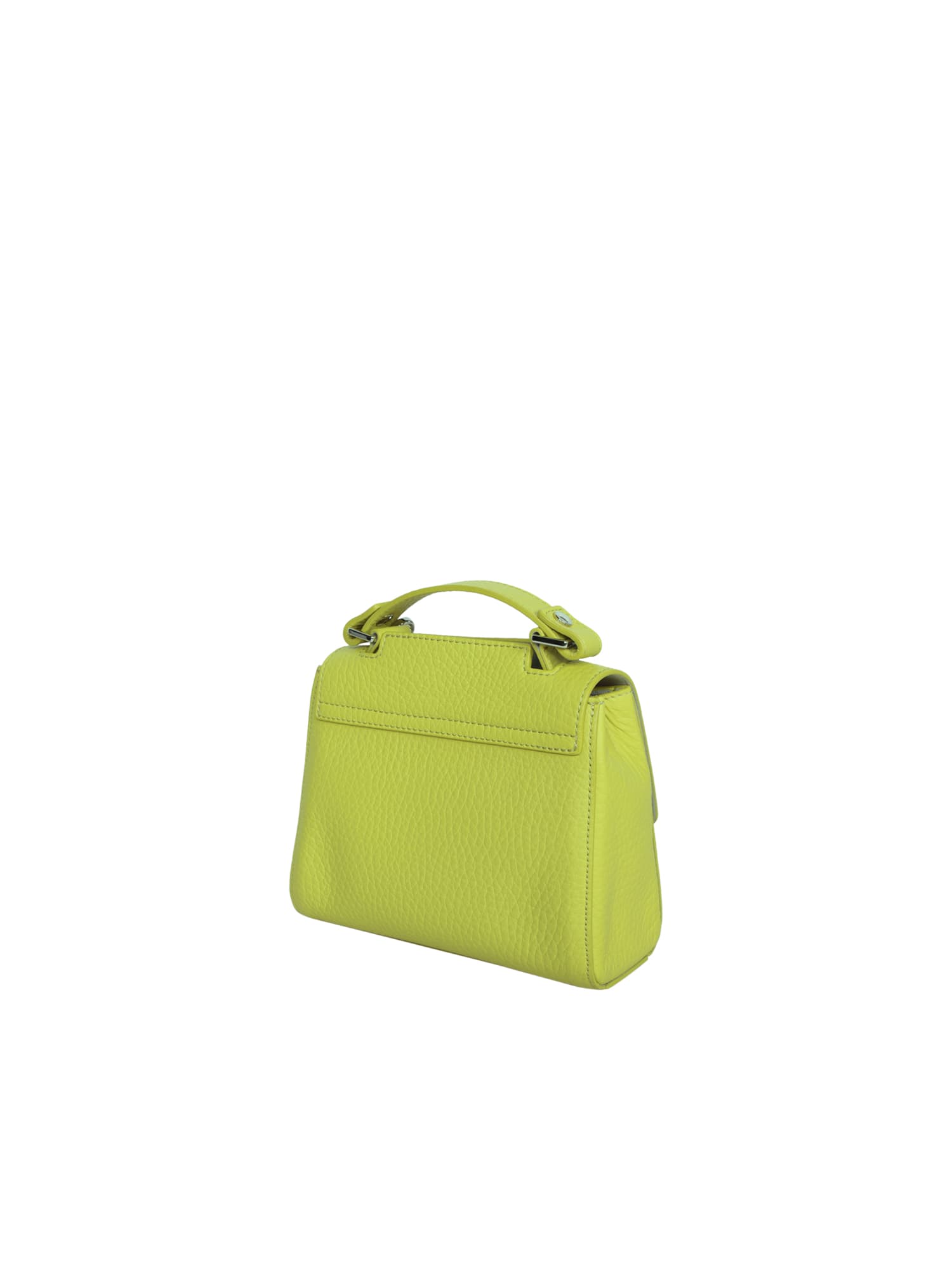 Shop Orciani Sveva Soft Mini Lime Bag In Green