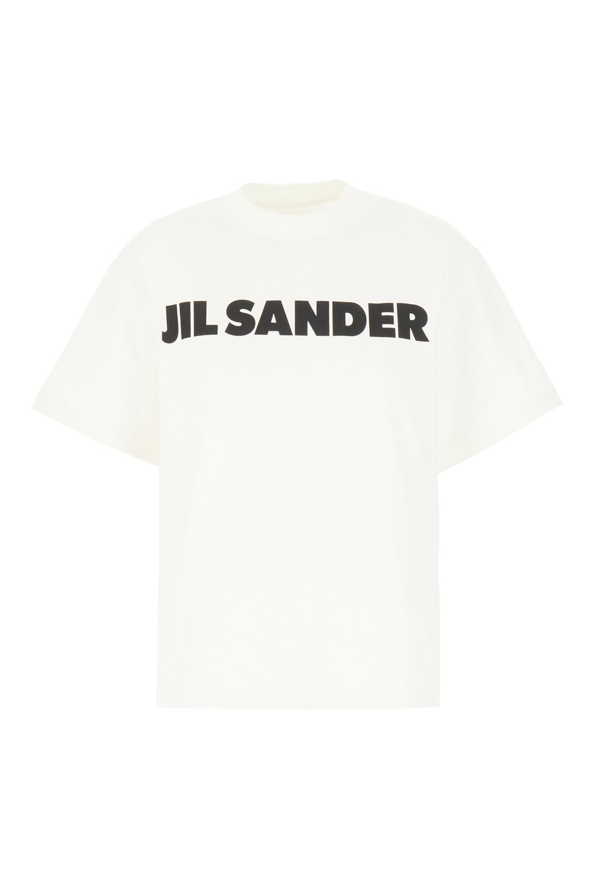 Jil Sander Ivory Cotton T-shirt In 102