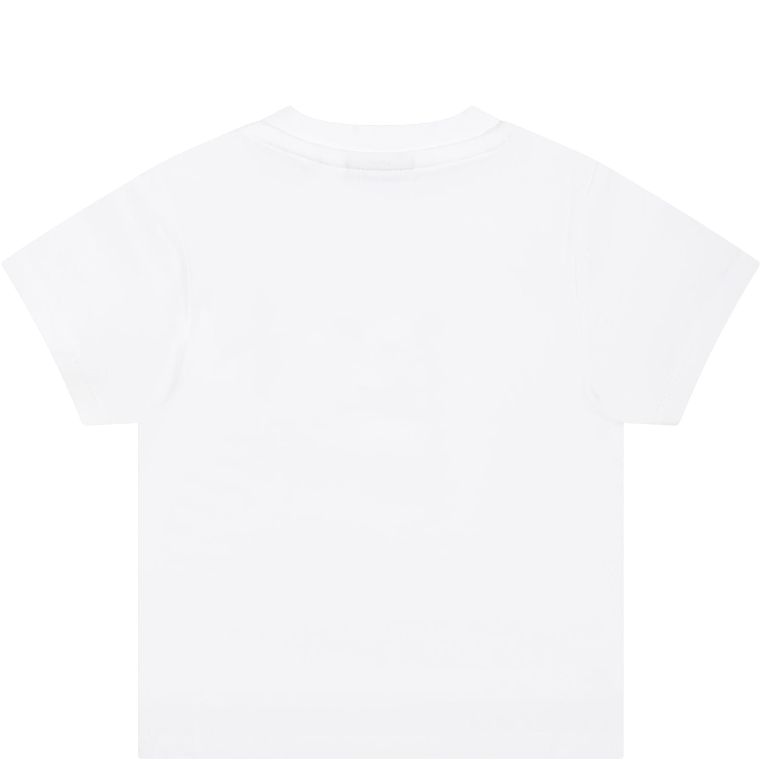 Shop Hugo Boss White T-shirt For Baby Boy With Logo