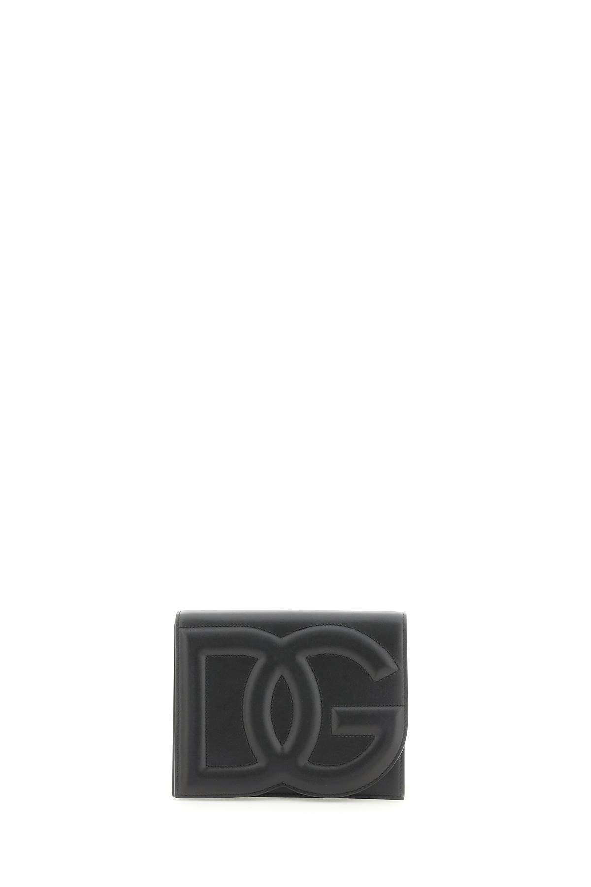 Dolce & Gabbana Leather Crossbody Bag In Nero (black)