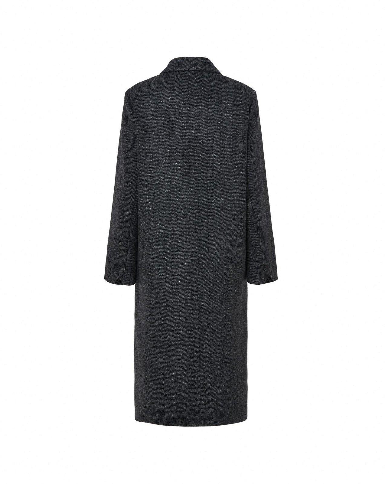 Shop Zadig &amp; Voltaire Mio Single-breasted Coat In Grey