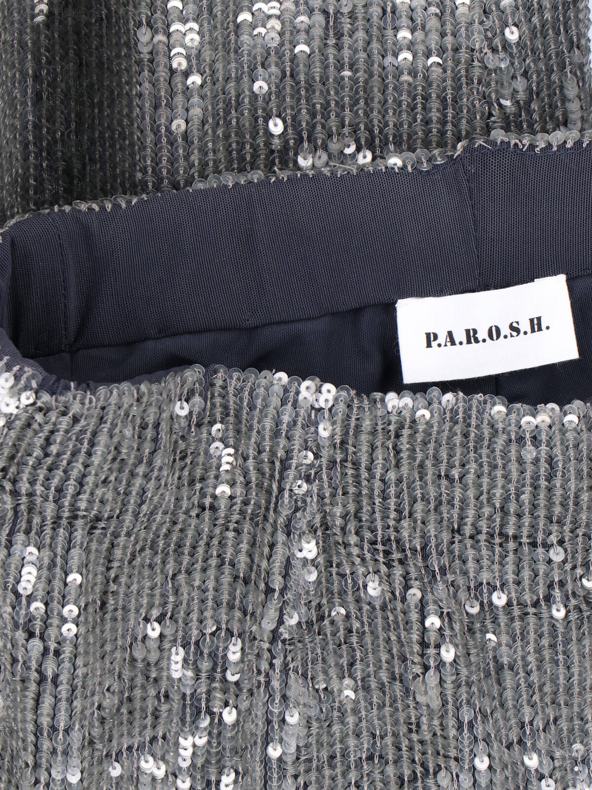 P.a.r.o.s.h Sequin Pants In Gray