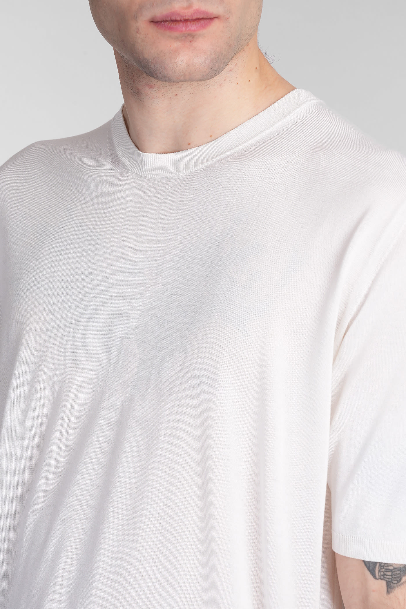 Roberto Collina Essential Crewneck T-shirt In White | ModeSens