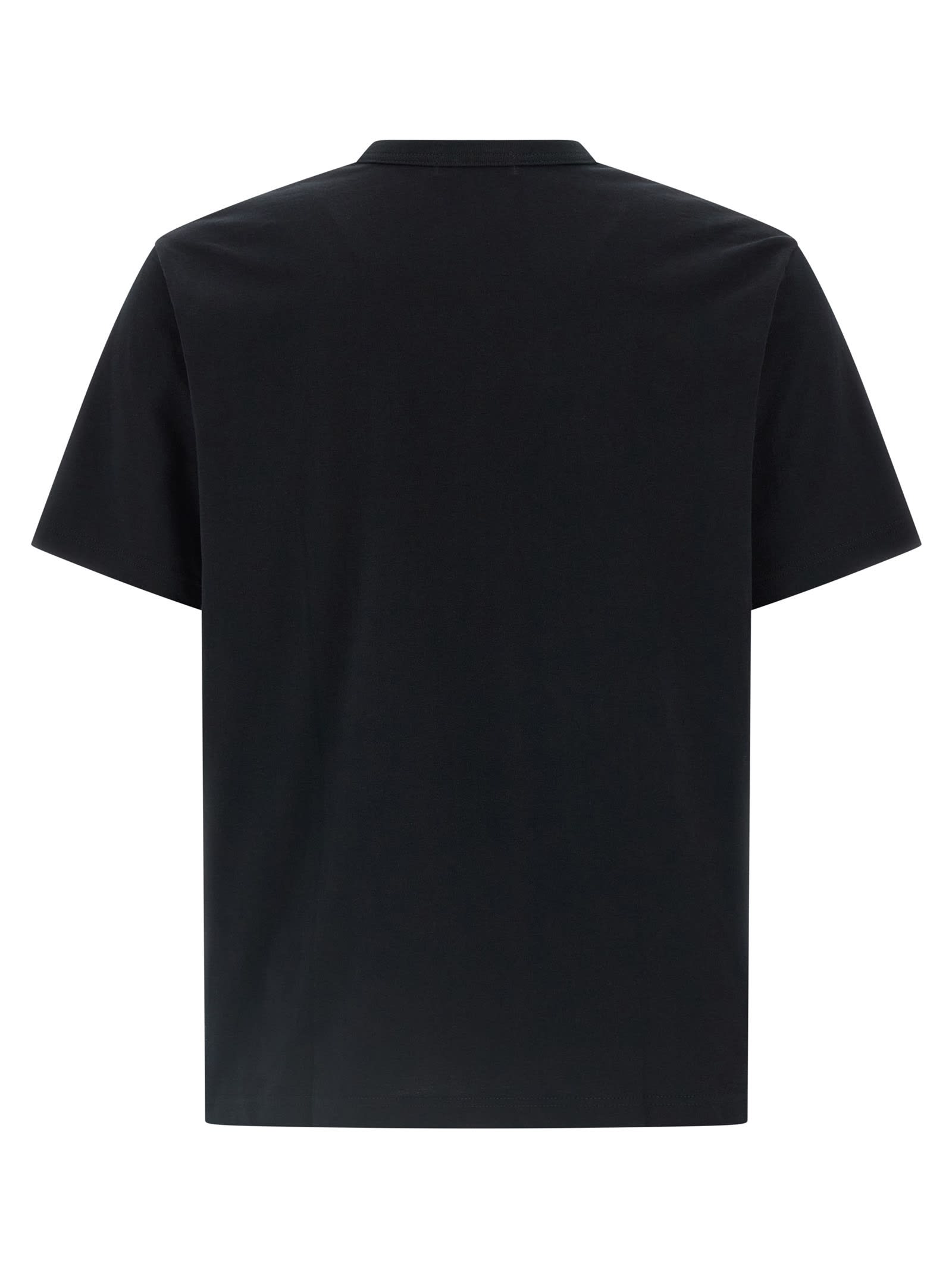 Comme Des Garçons Homme Deux Logo-print Cotton T-shirt In Black
