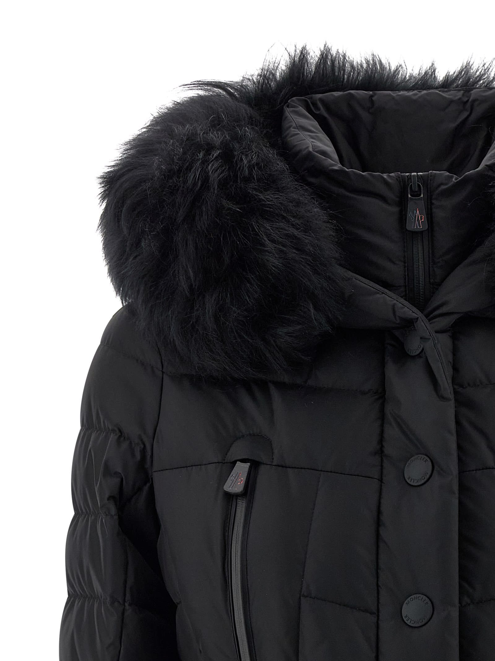 Moncler Beverley Down Jacket In Black
