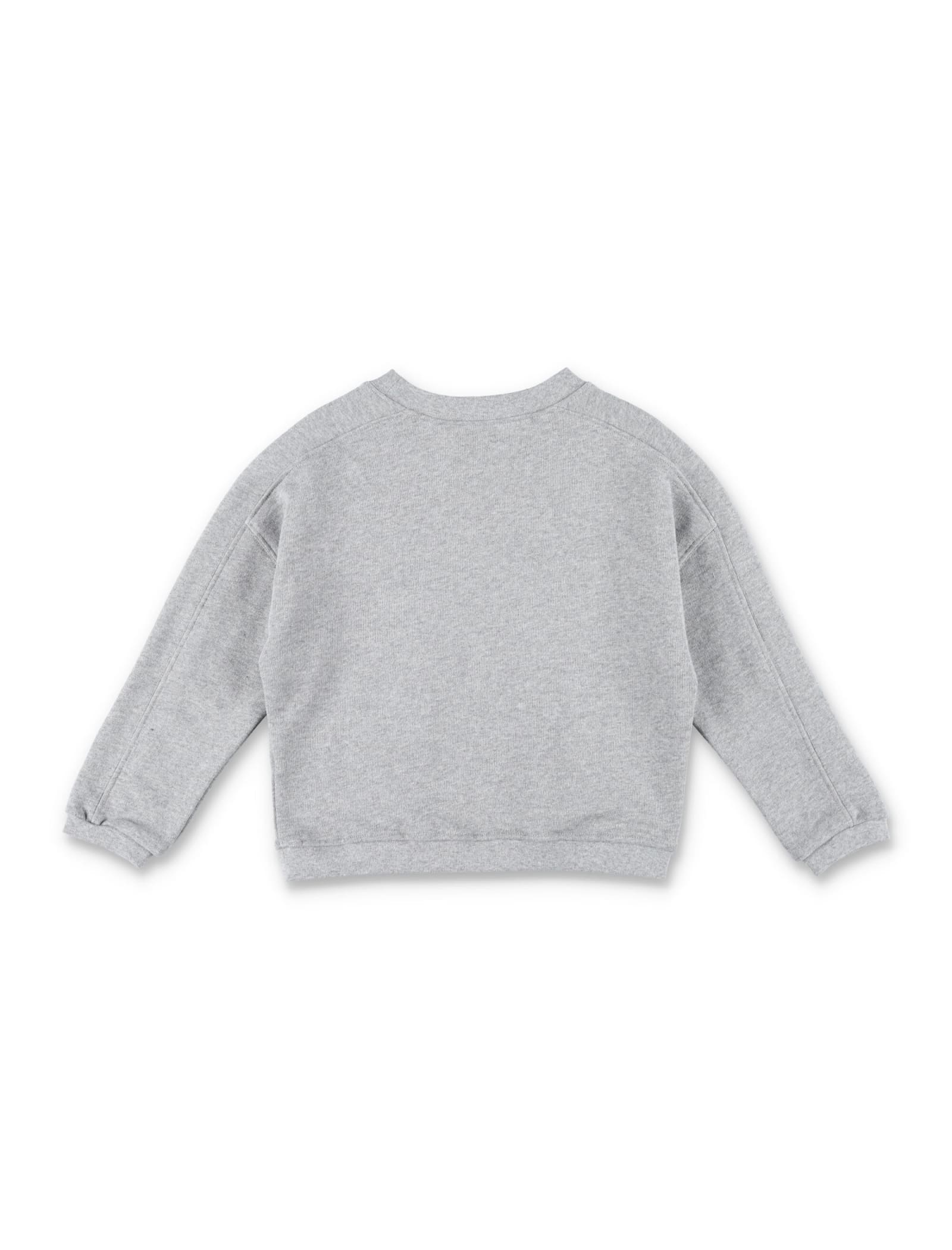 Shop Bonpoint Stamp Fleece In Gris Chine