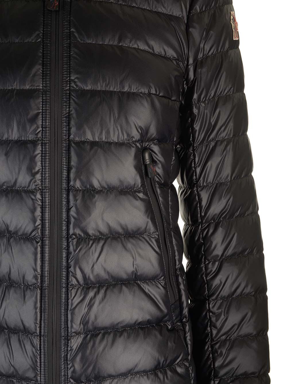 Shop Moncler Walibi Slim Fit Down Jacket In Black