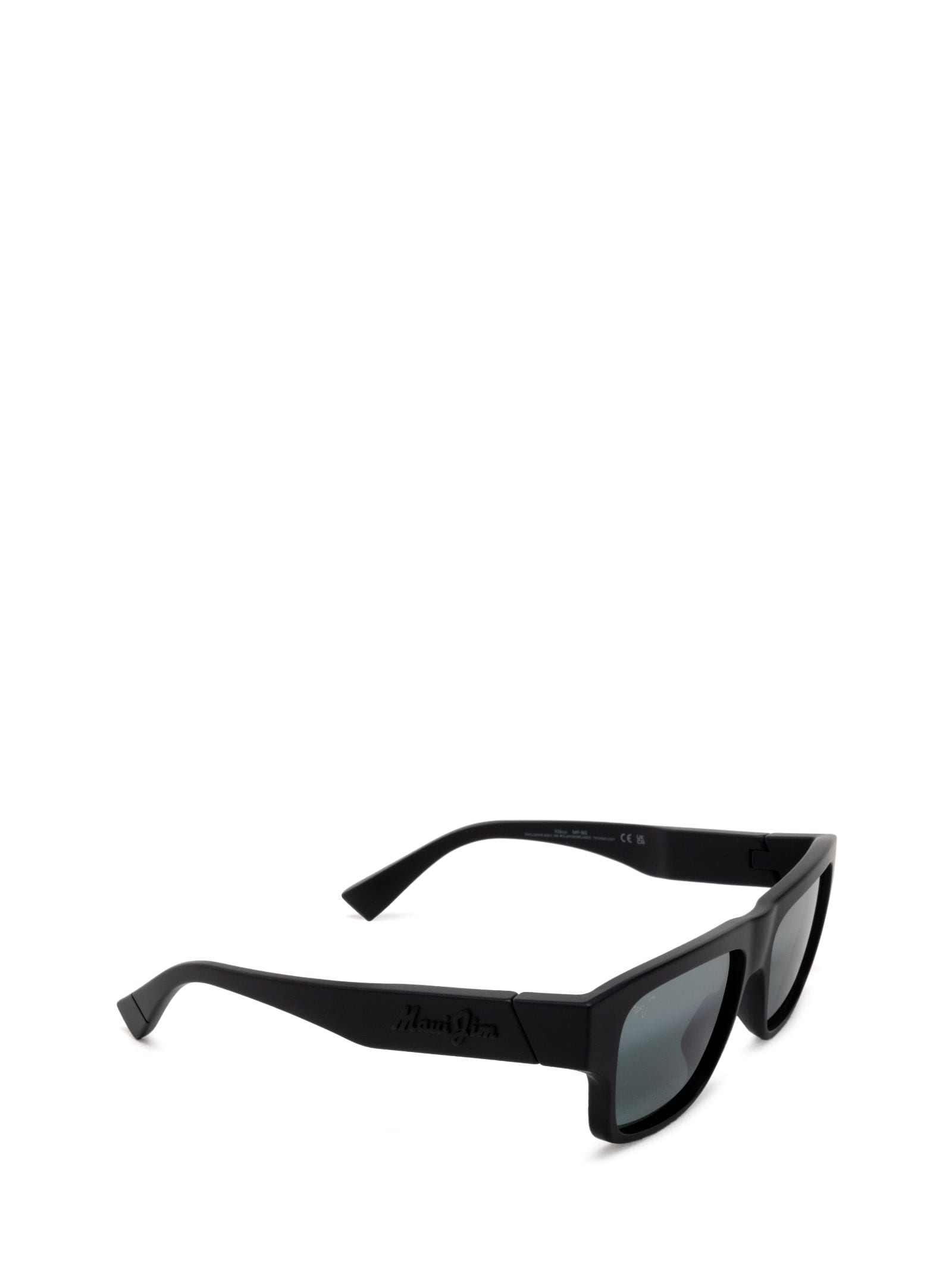 Shop Maui Jim Mj638 Matte Black Sunglasses