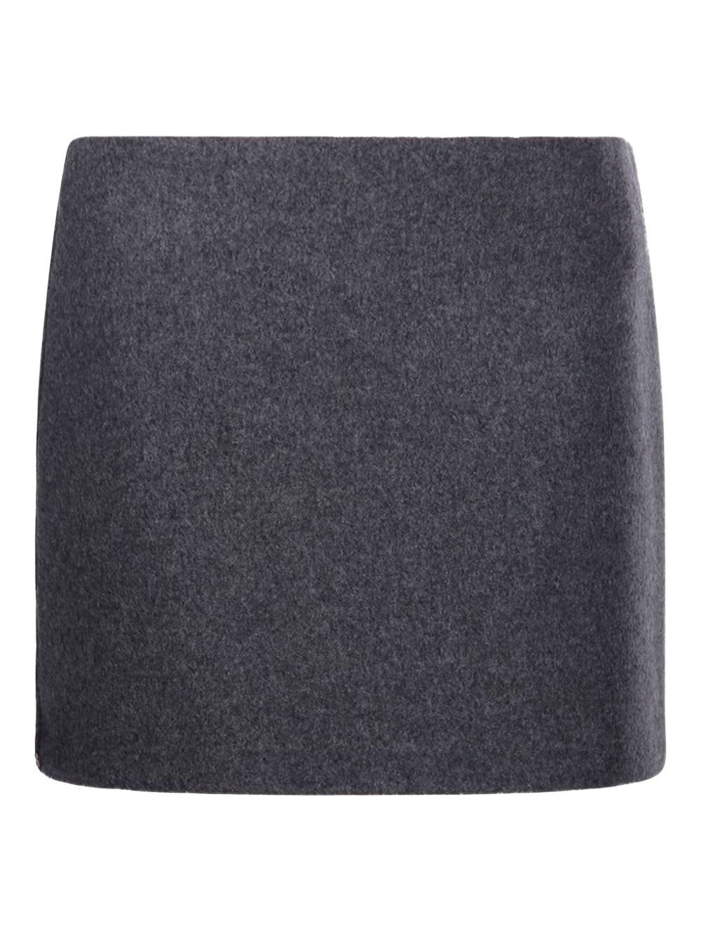 Sportmax Wool Skirt In Gray