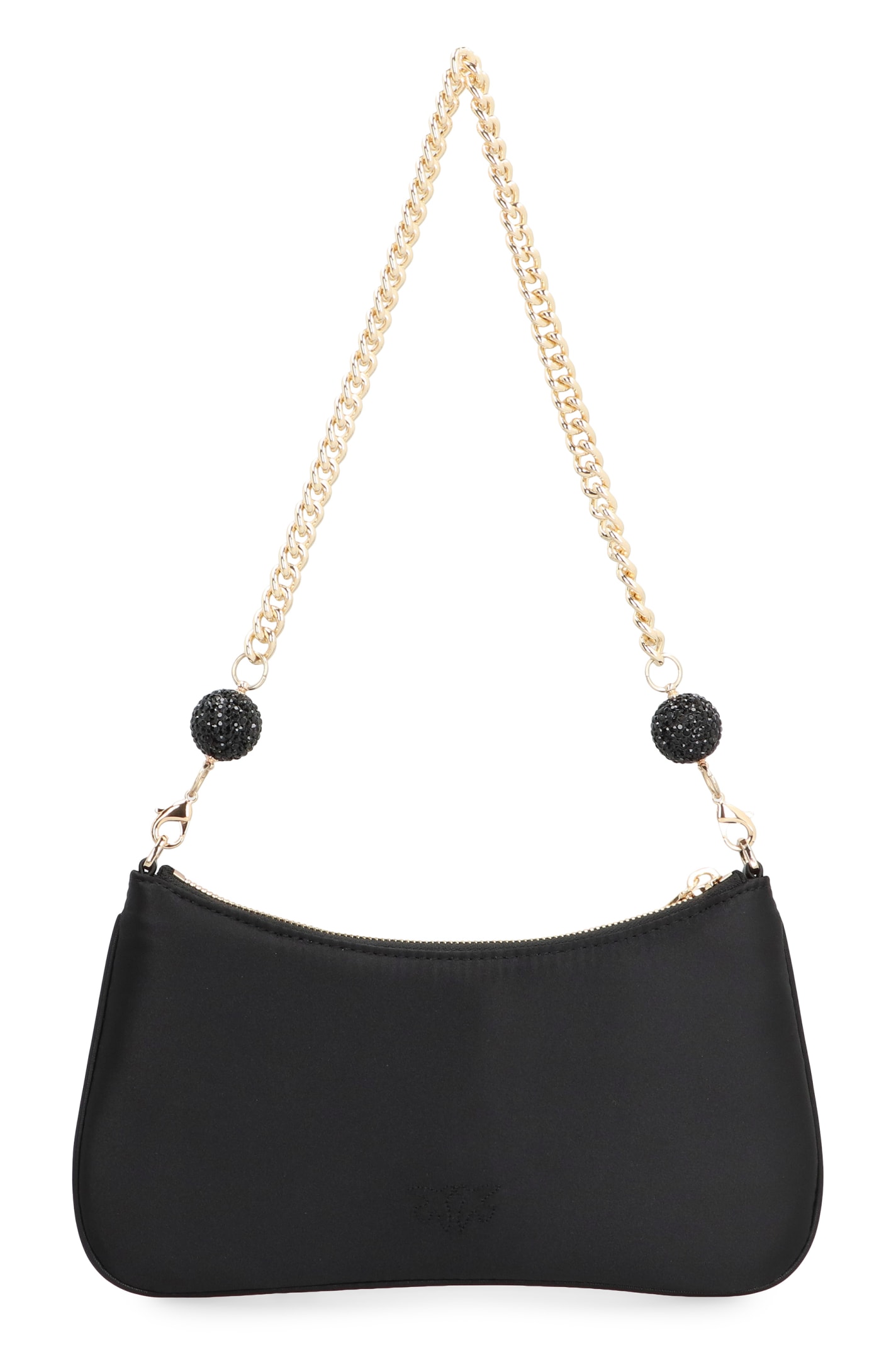 PINKO ARTHEMIS SATIN SHOULDER BAG 