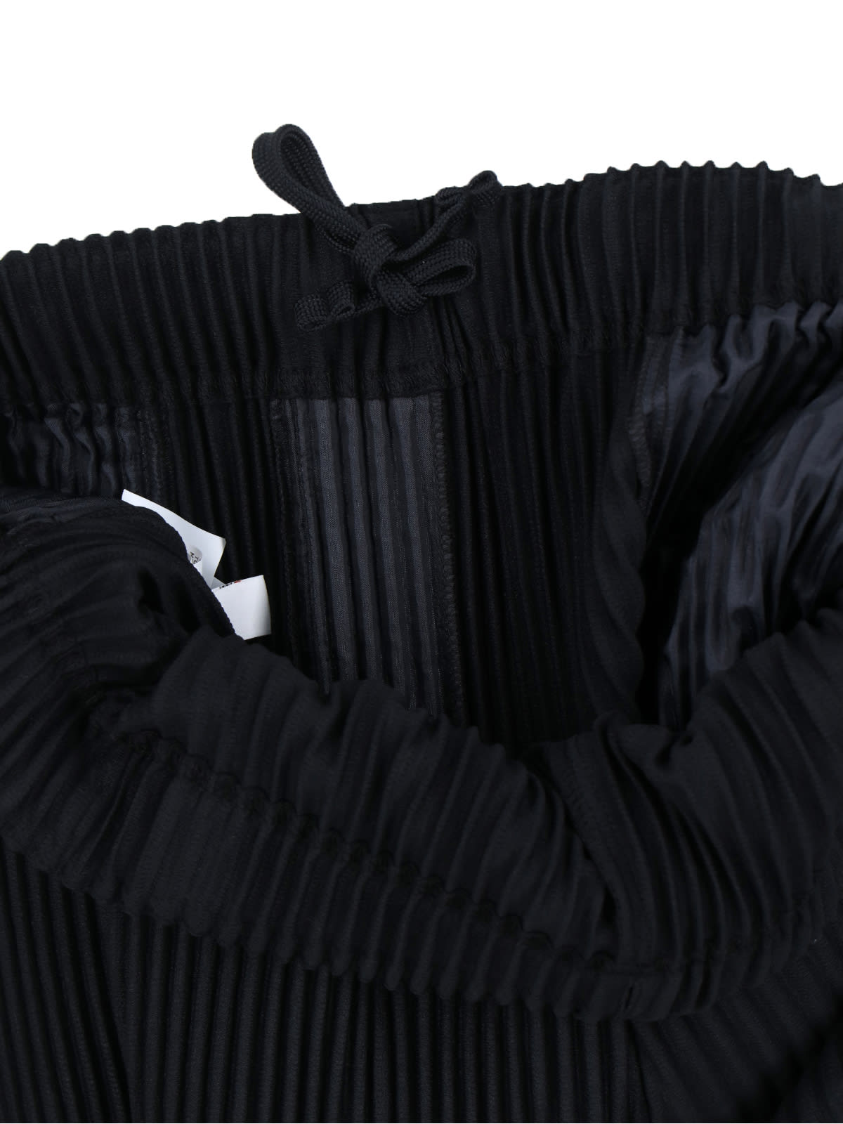 Issey Miyake High-waisted Pleated Trousers With Straight Leg Silhouette