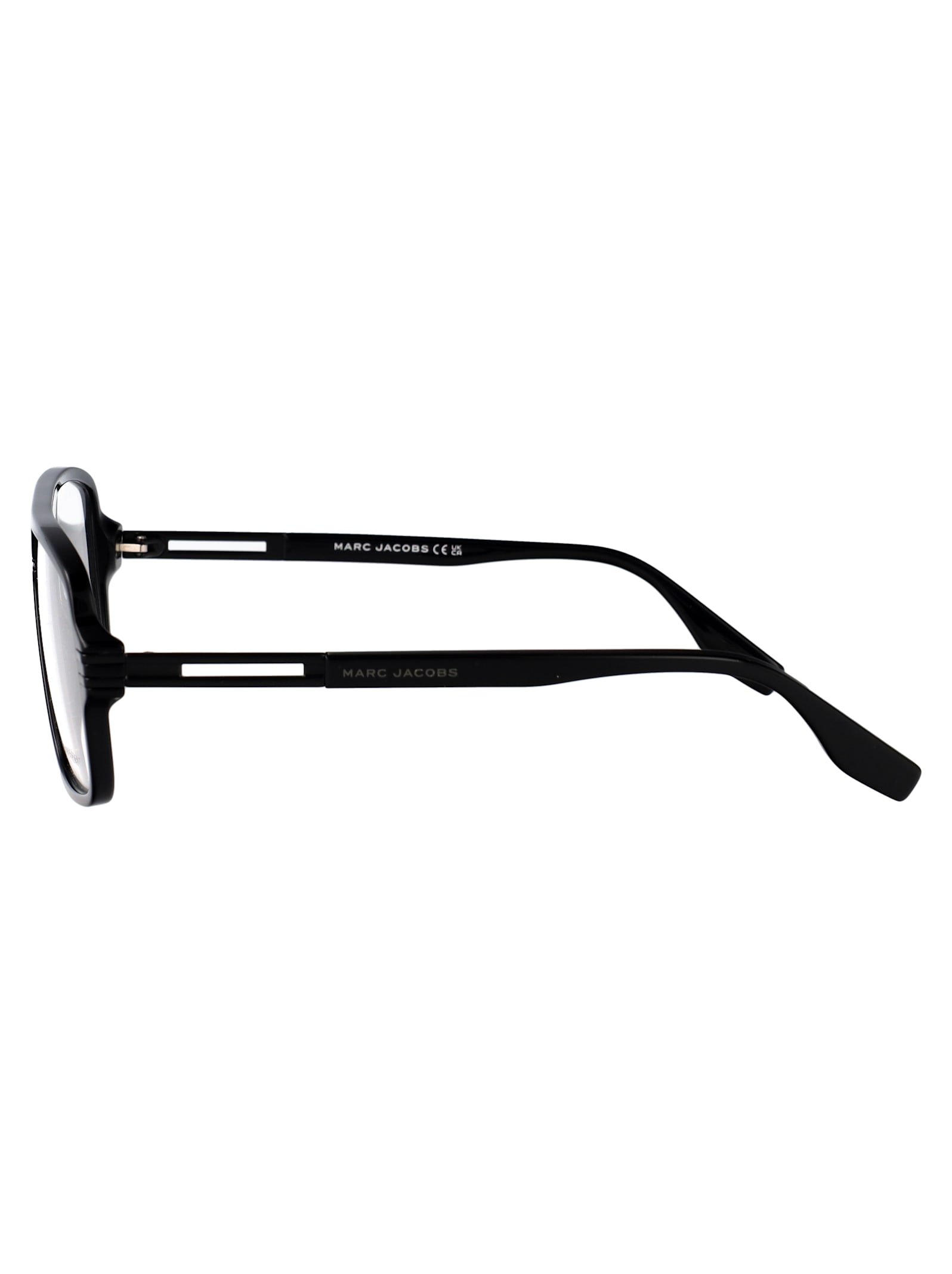 Marc Jacobs Geometric Flat Mirror In Black