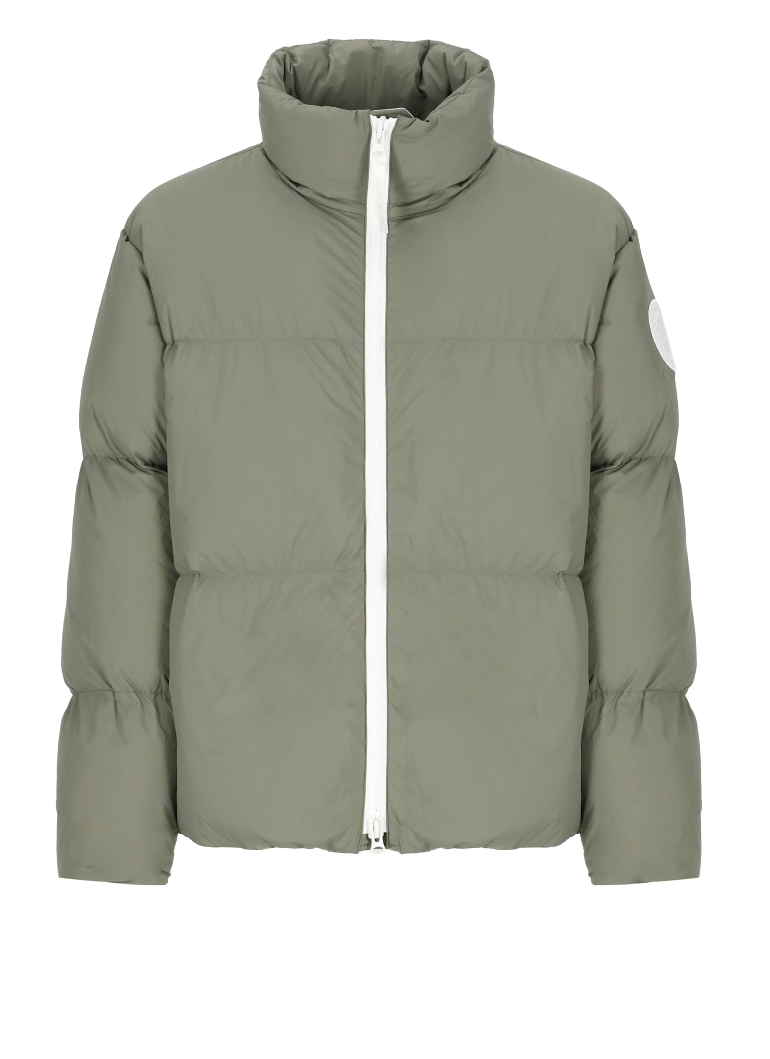 Shop Canada Goose Lawrence Puffer Down Jacket In Green