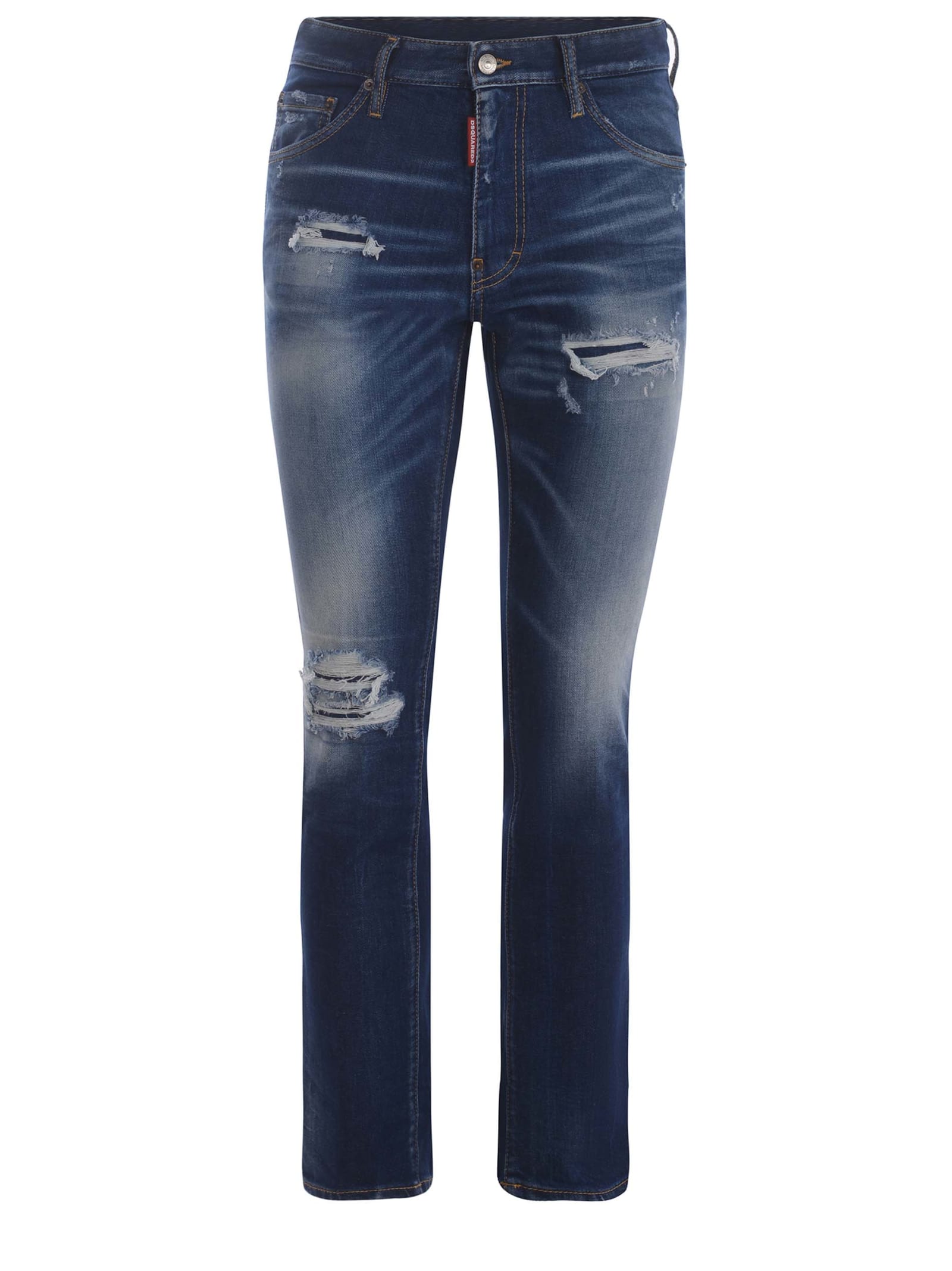 Shop Dsquared2 Jeans  Cool Guy Made Of Denim In Denim Azzurro