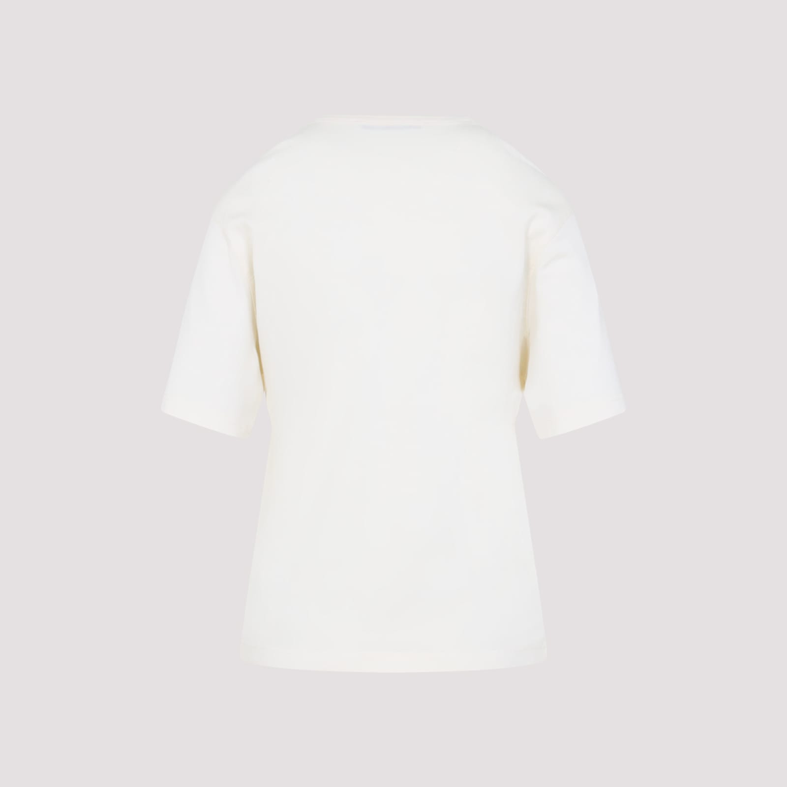 Lemaire Rib T-shirt In White