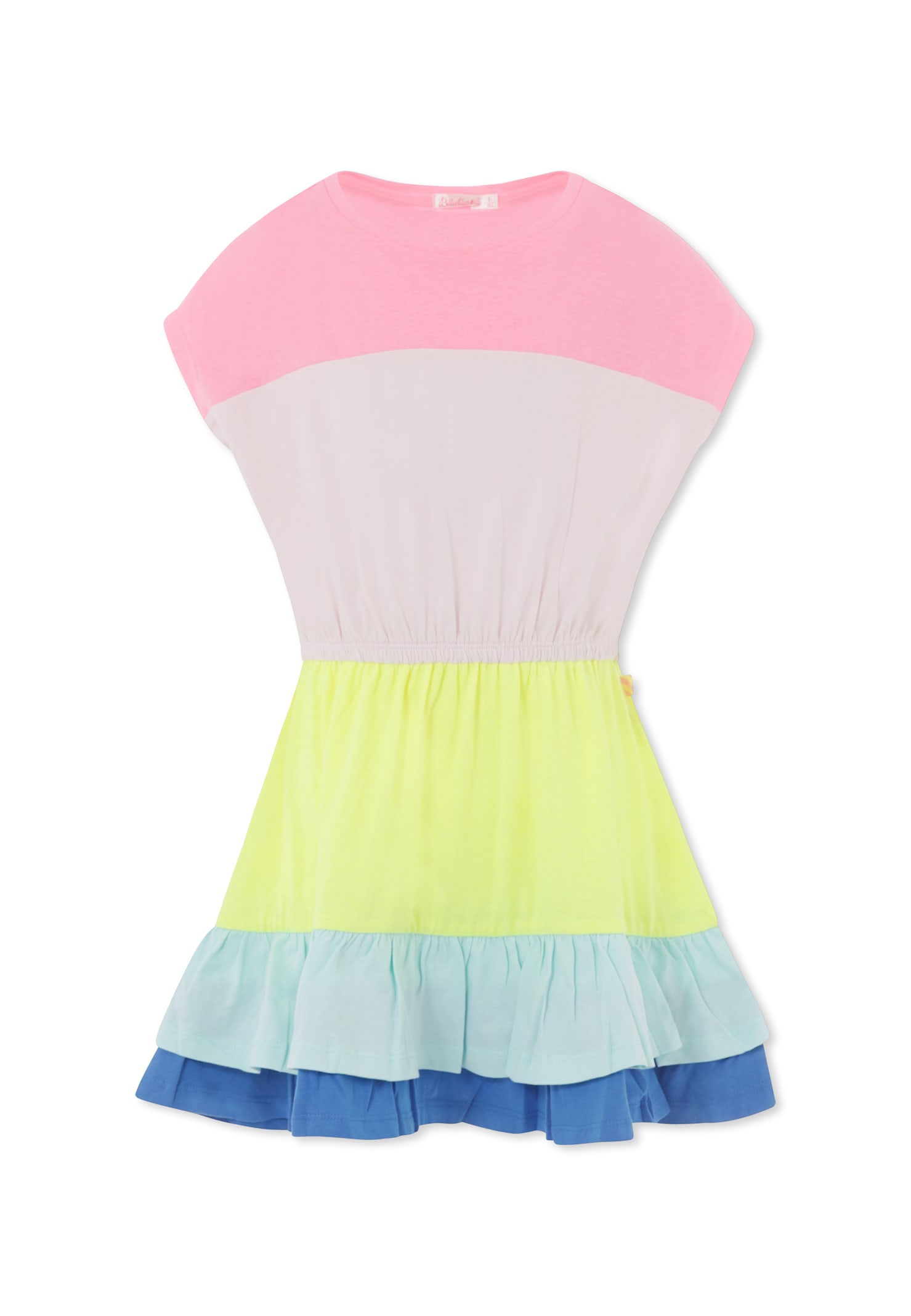 Billieblush Colour-block Jersey Dress In Multicolor