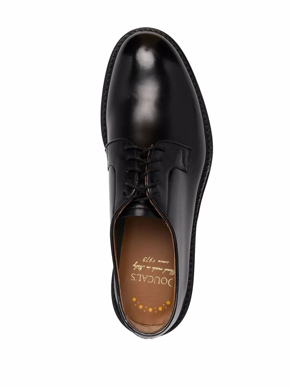 Shop Doucal's Derby Shoes In Black