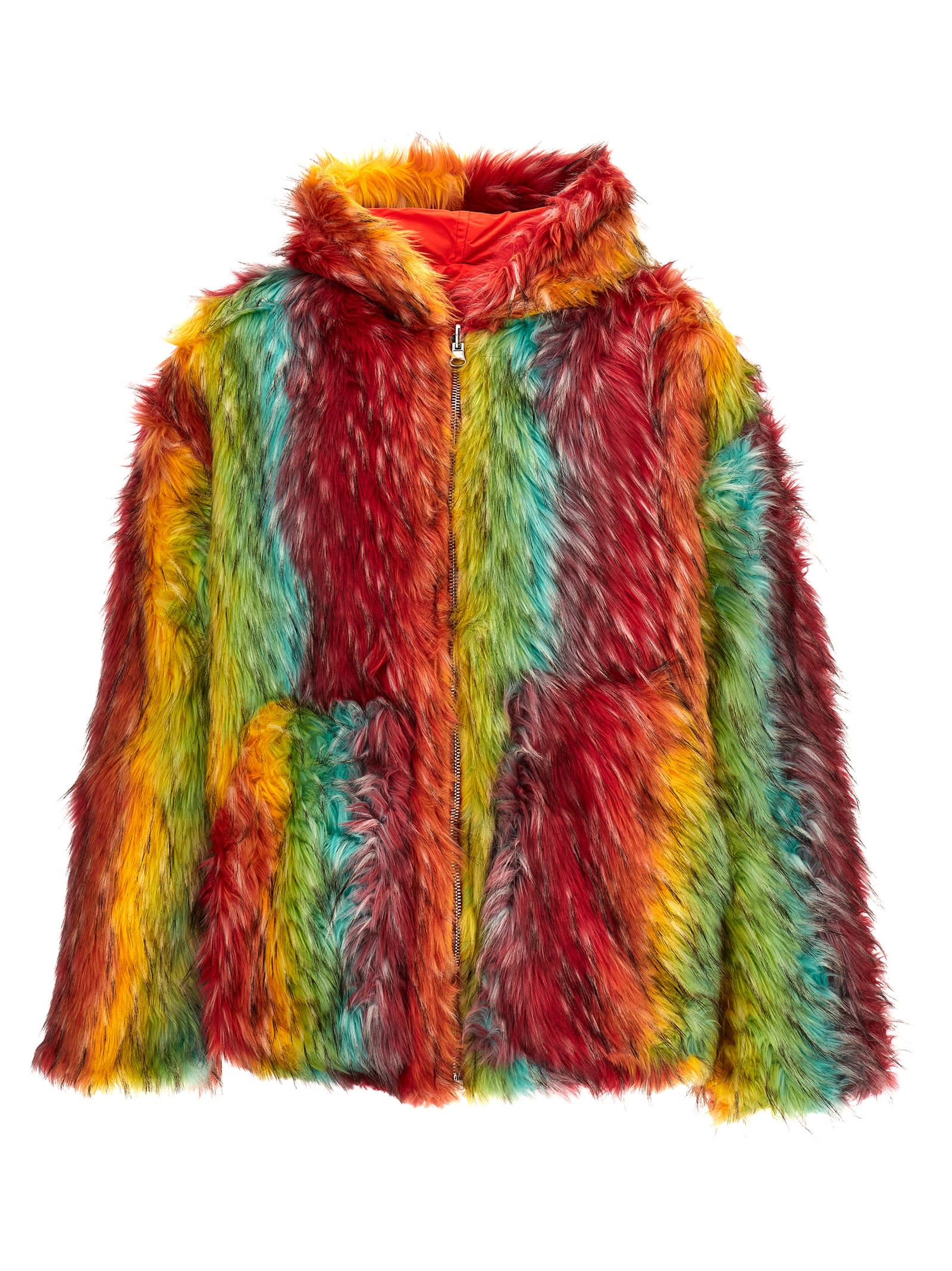 Bluemarble Reversible Hooded Jacket In Multicolor | ModeSens