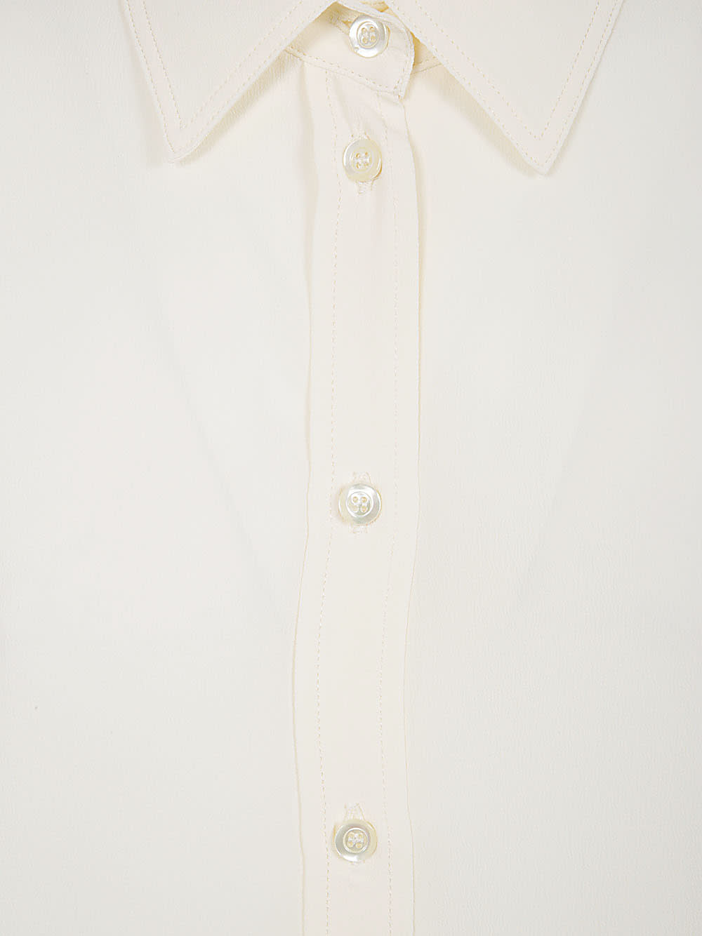 Shop Semicouture Veridiana Shirt In Ivory