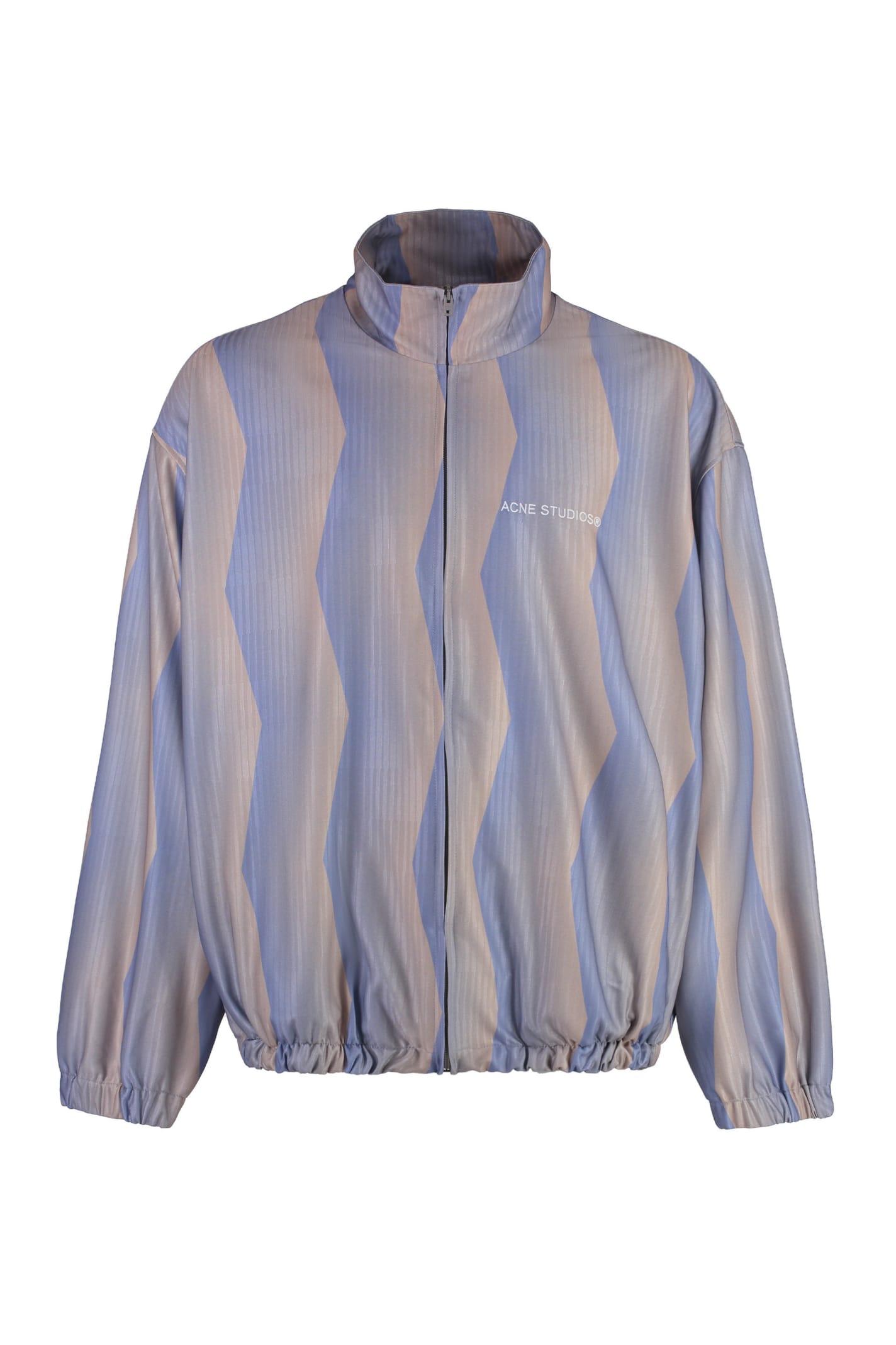 Full-zip Nylon Sweatshirt