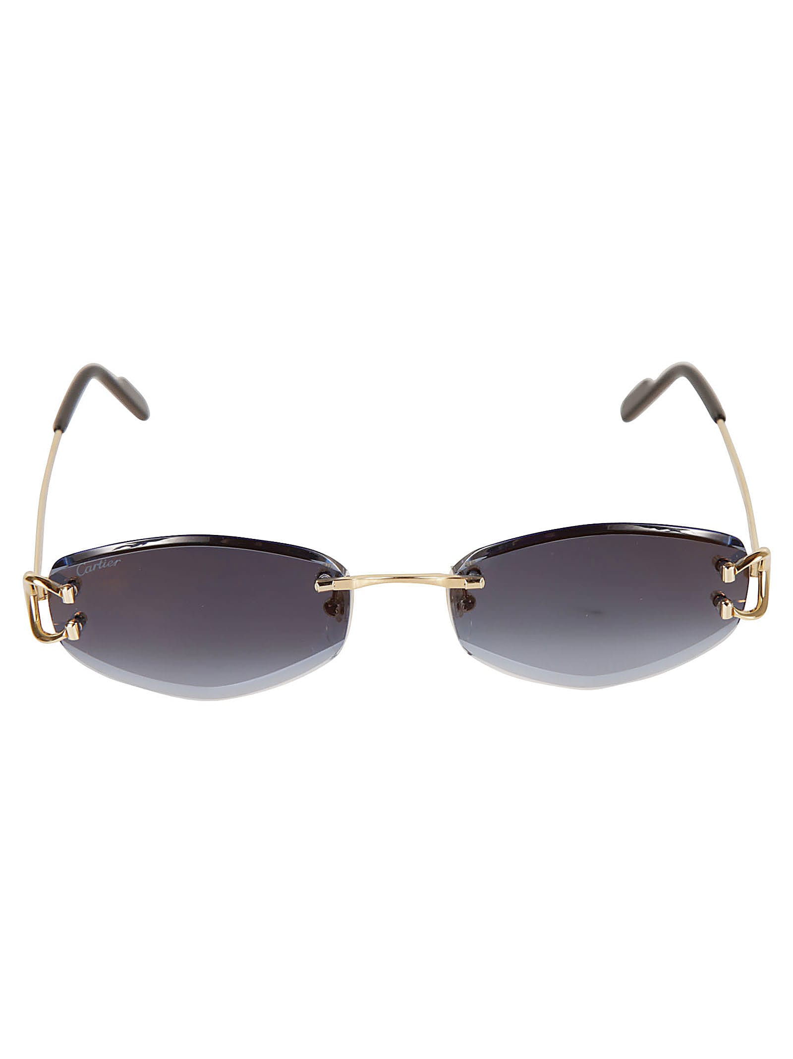 Hexagon Rimless Sunglasses
