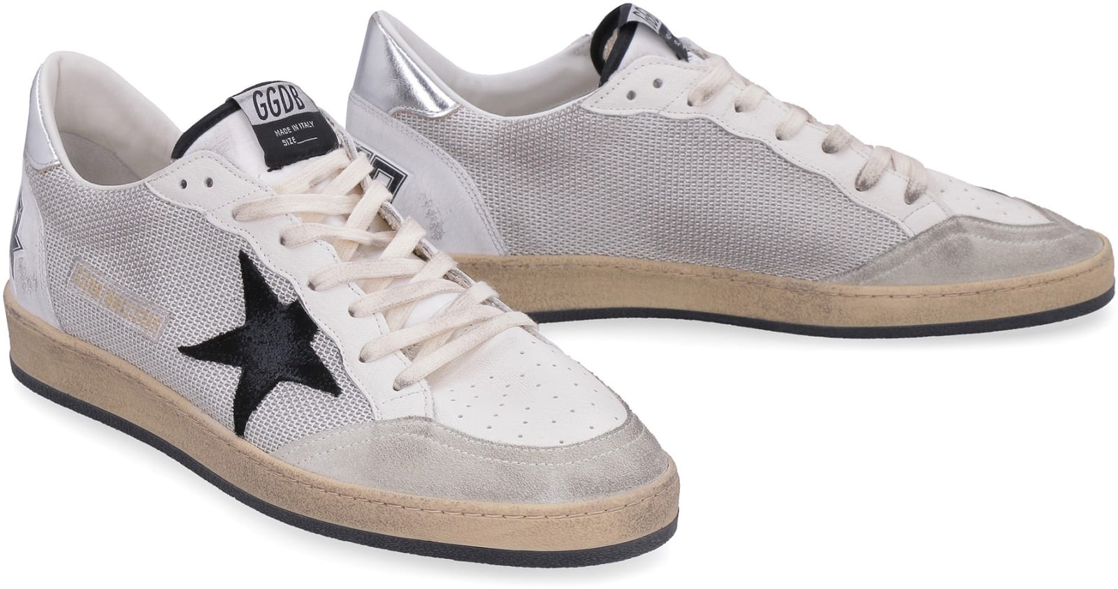Golden Goose Ball Star Sneakers In Grey