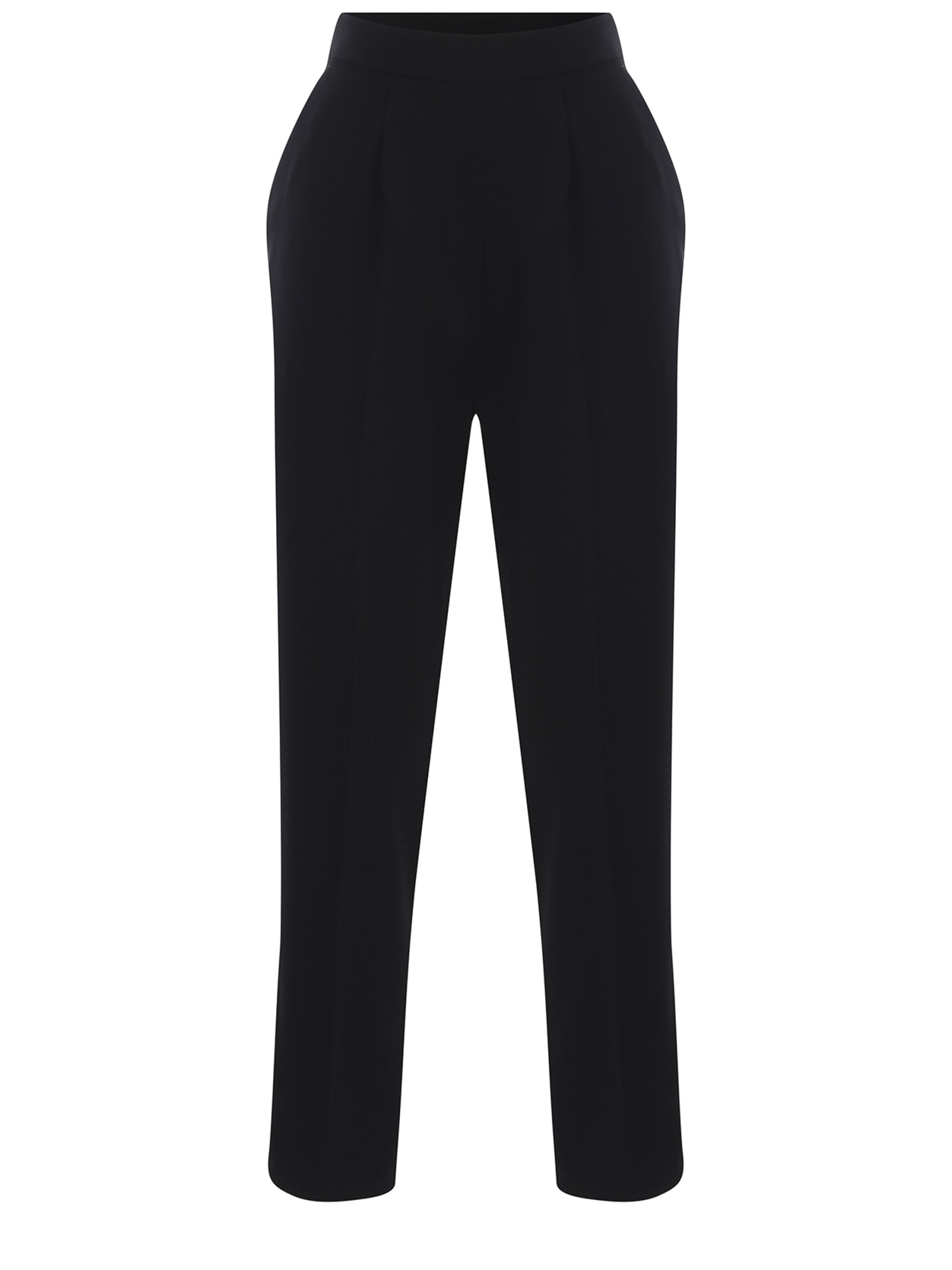 Shop Pinko Trousers  Manna Made Of Crepe In Black