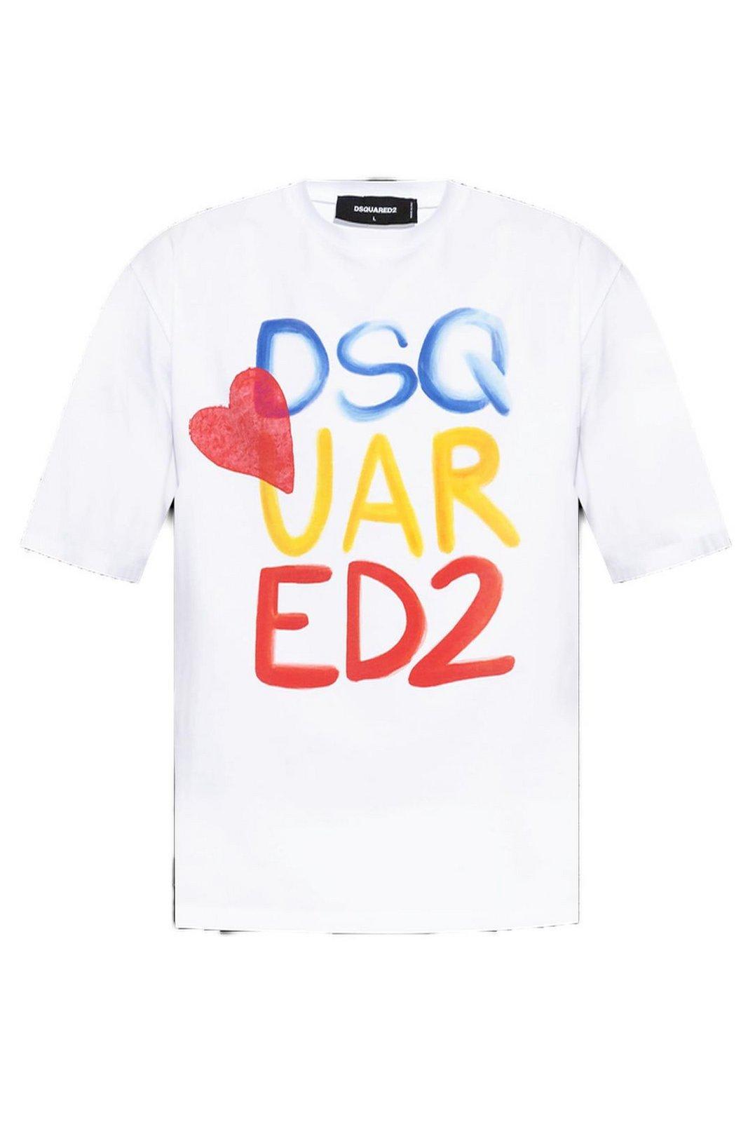 Summer Lovers Logo Printed Loose Fit T-shirt