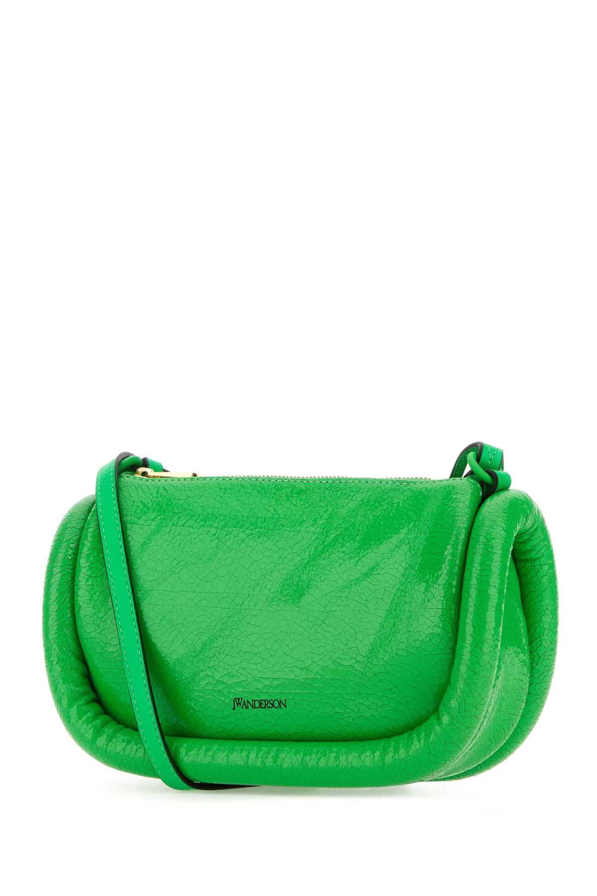 Jw Anderson Fluo Green Bumper 12 Crossbody Bag In Neongreen