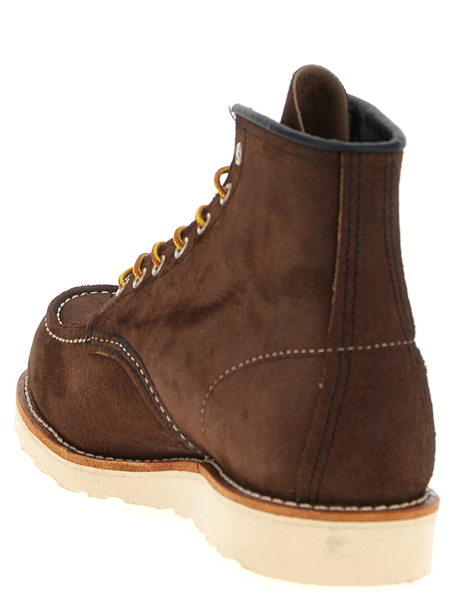 Red Wing 6-inch Classic Moc Boot Black Oxblood Mesa In Brown