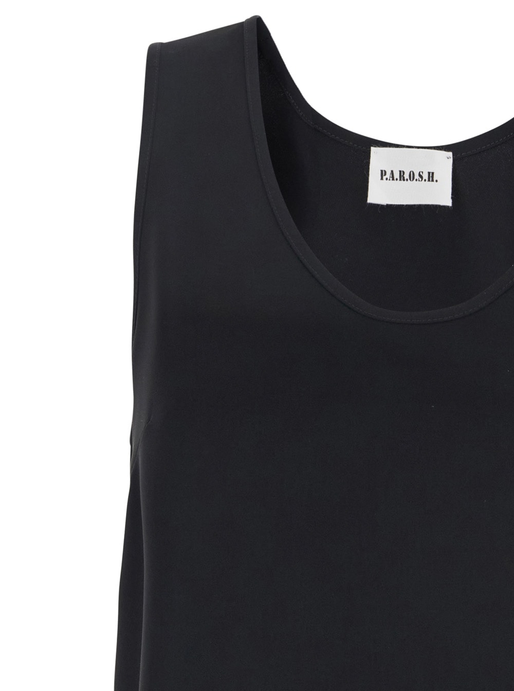 P.a.r.o.s.h Parosh Knitted Top In Black