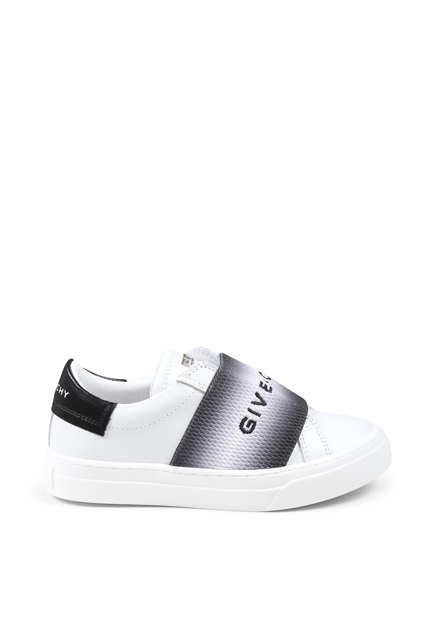 Givenchy White Sneakers For Kids With Logo In White
