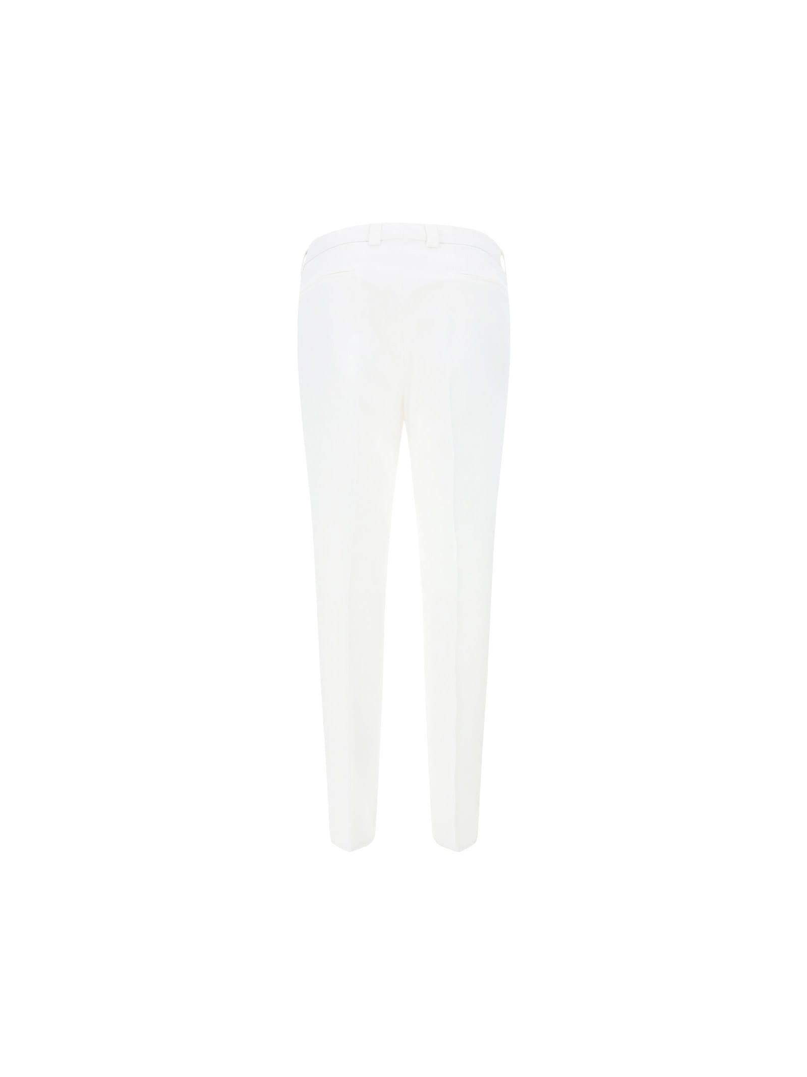 Shop Brunello Cucinelli Pants In White