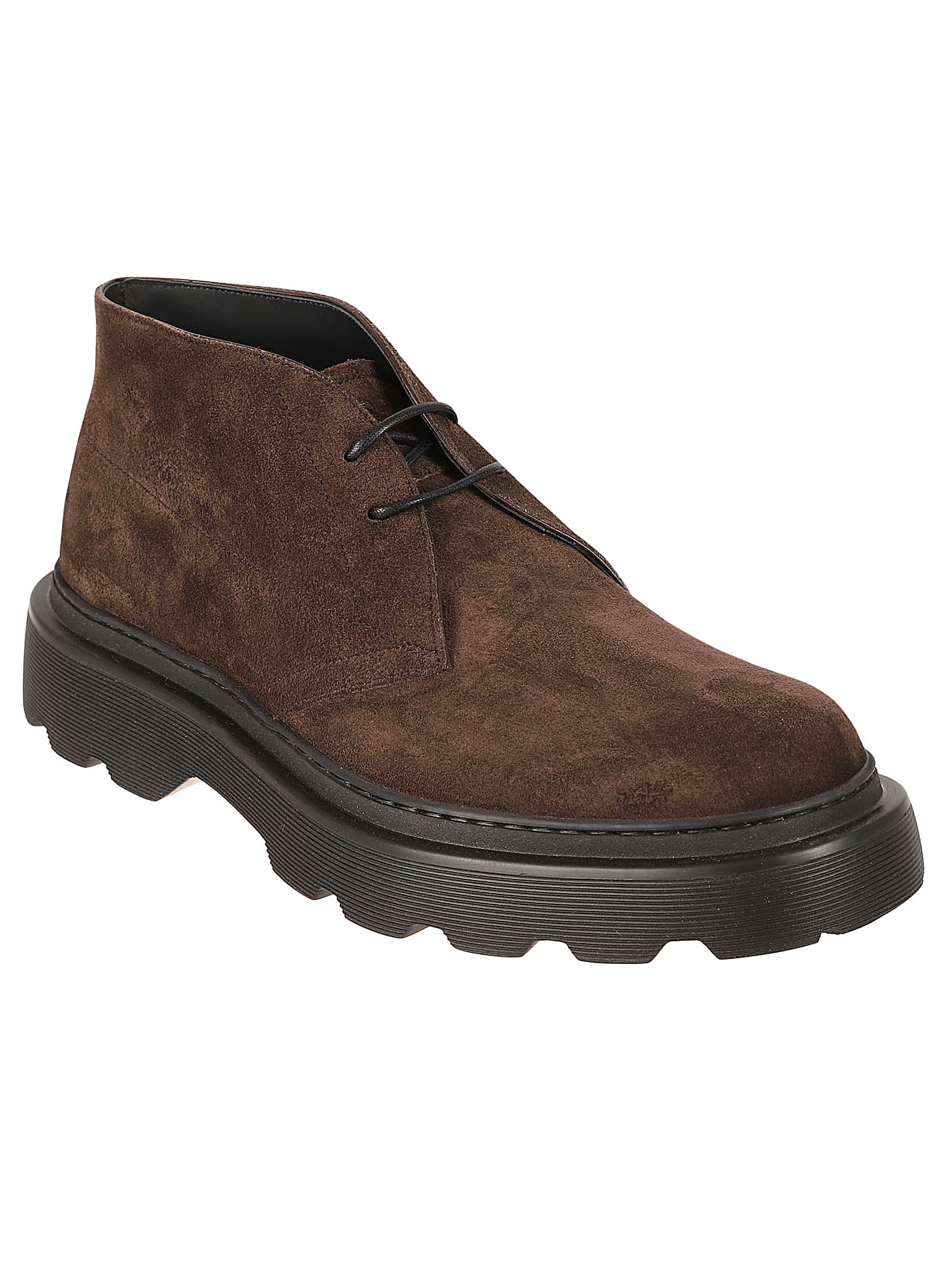 Tod's Suede Ankle Boots In Brown