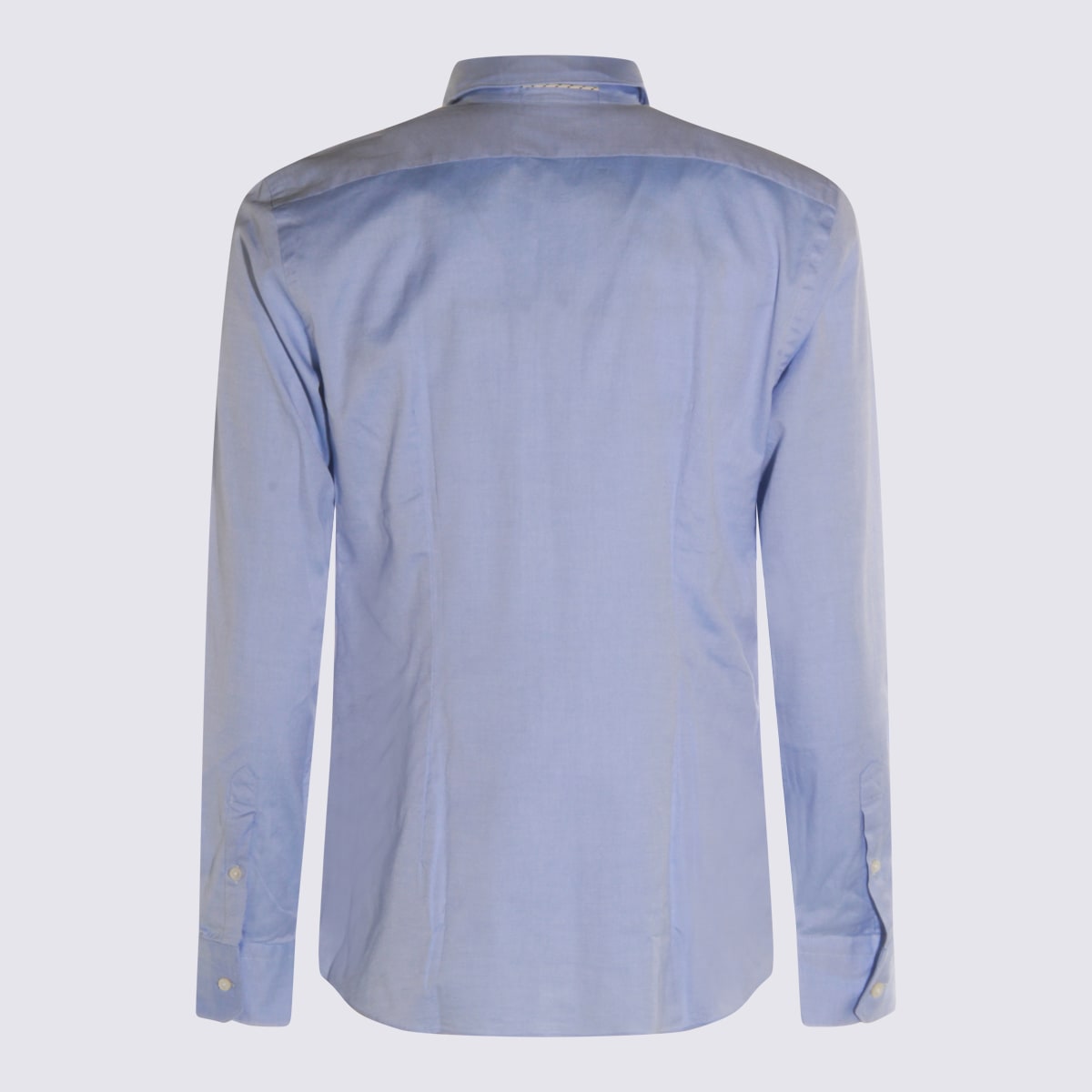Glanshirt Long-sleeve Cotton Shirt In Blue